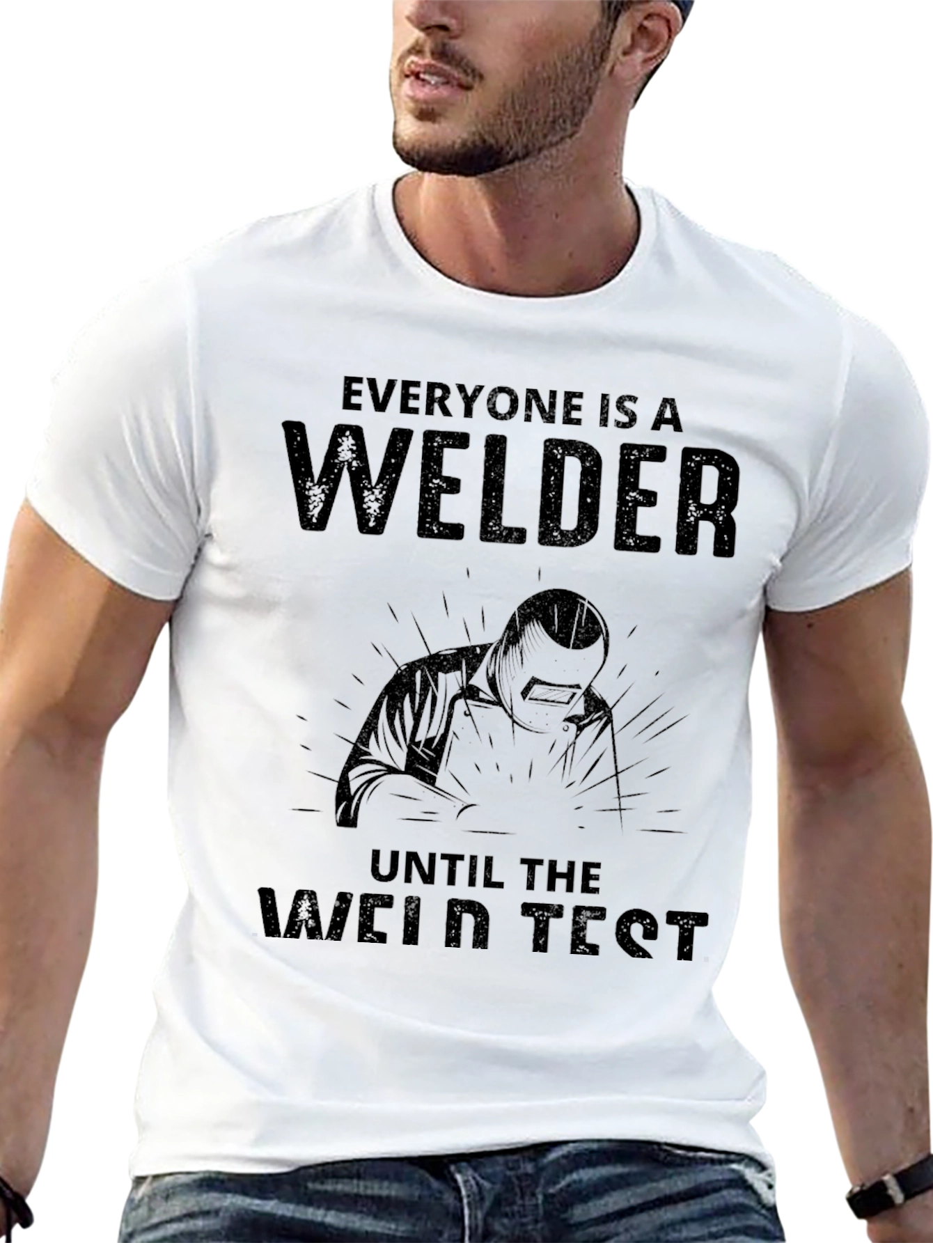 Black Welder T-Shirt - Funny Welding Gift Idea view 13