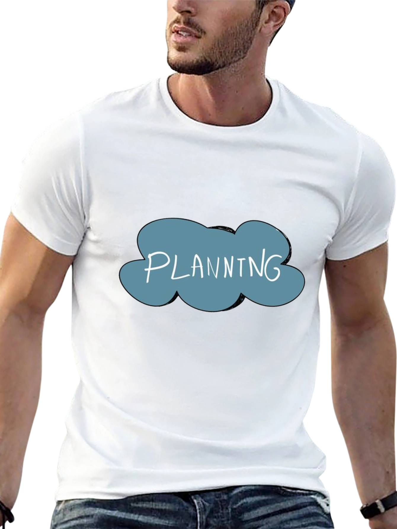 Black Planning Graphic T-Shirt view 13