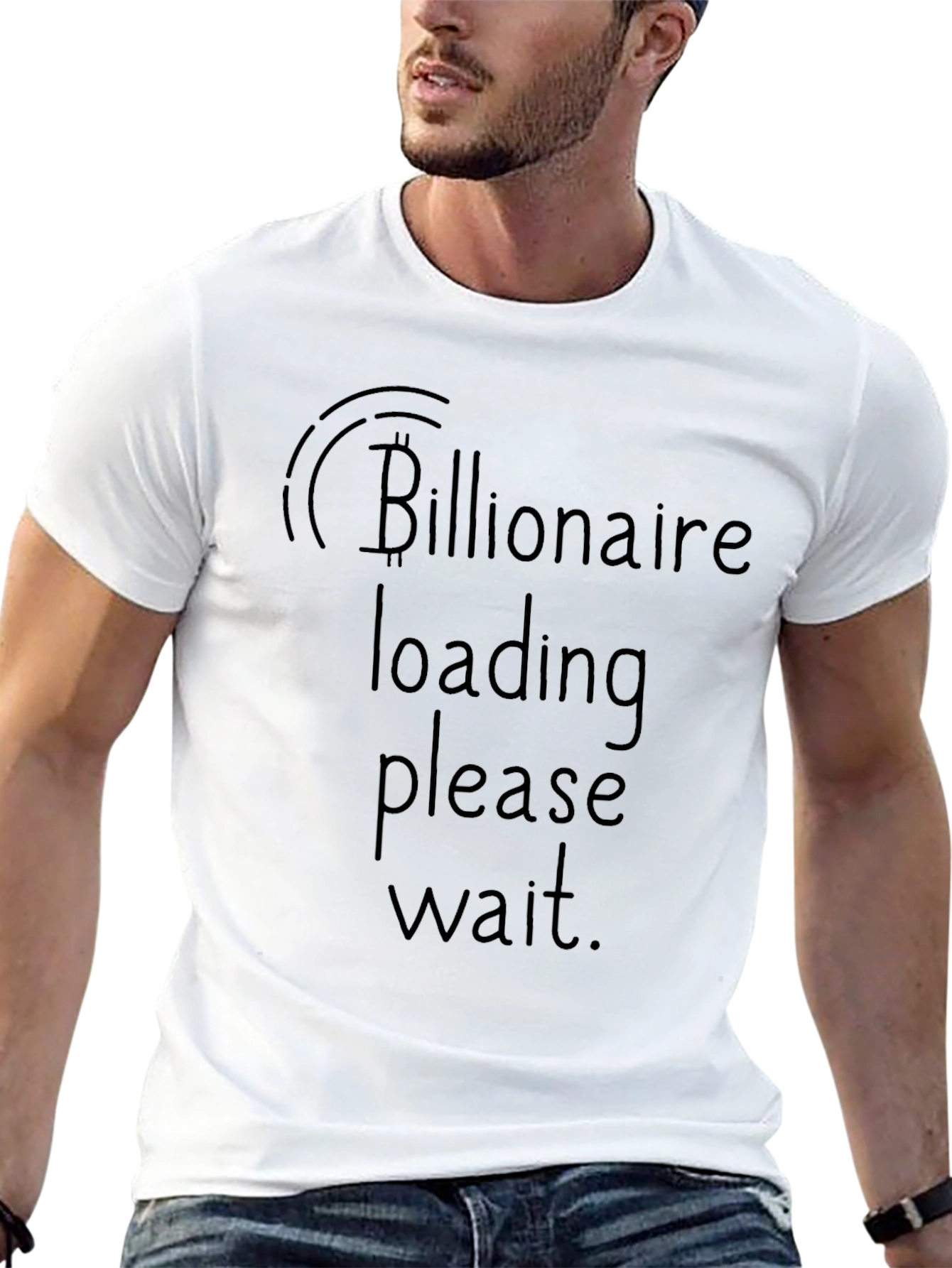 Black Billionaire Loading T-Shirt view 13