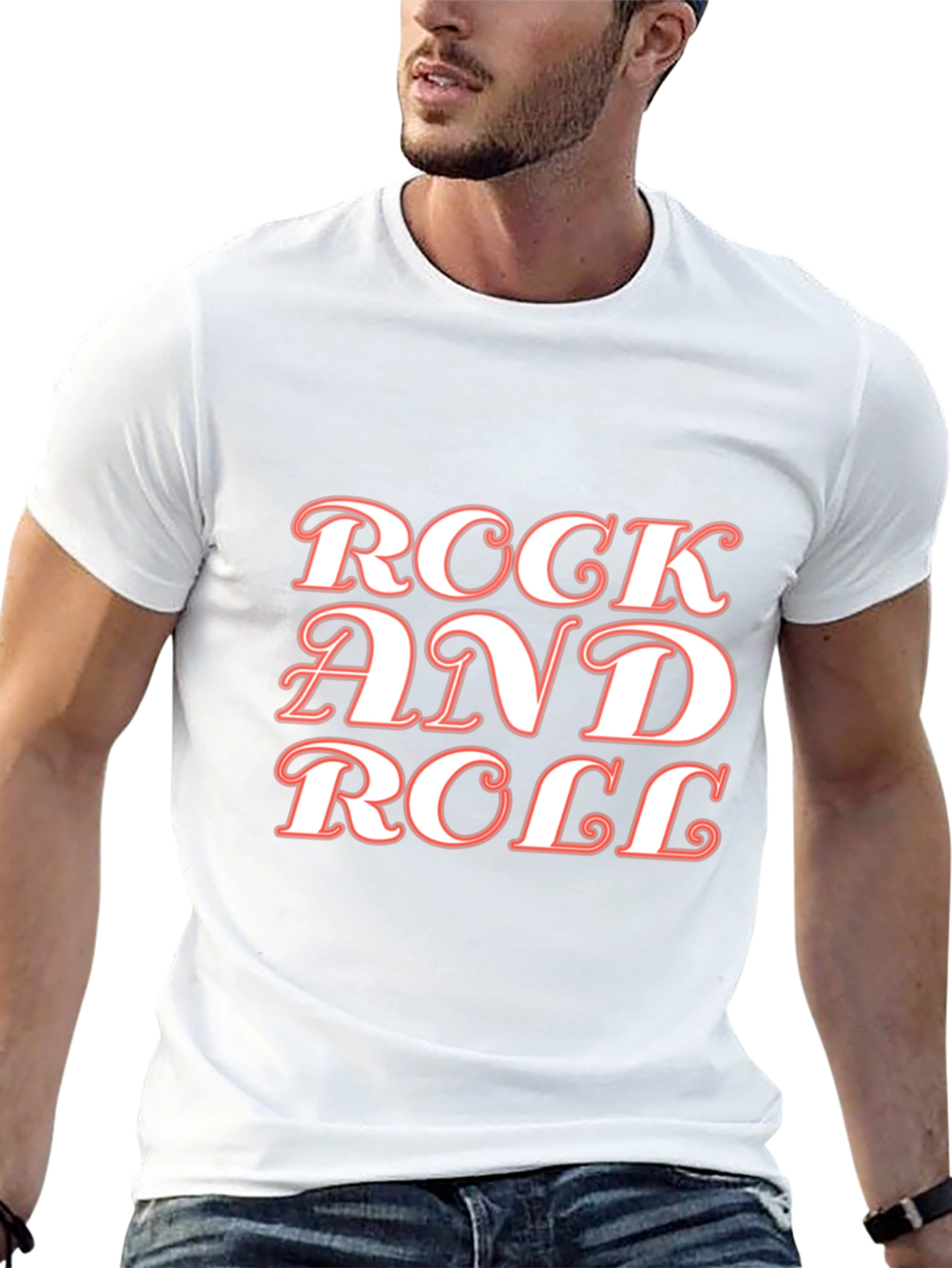 Black Rock and Roll Graphic Tee view 13