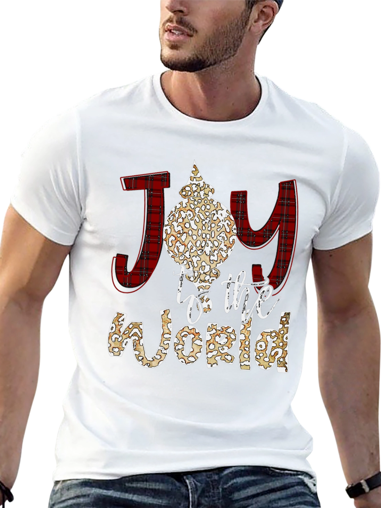 Black Joy to the World Graphic Tee view 13