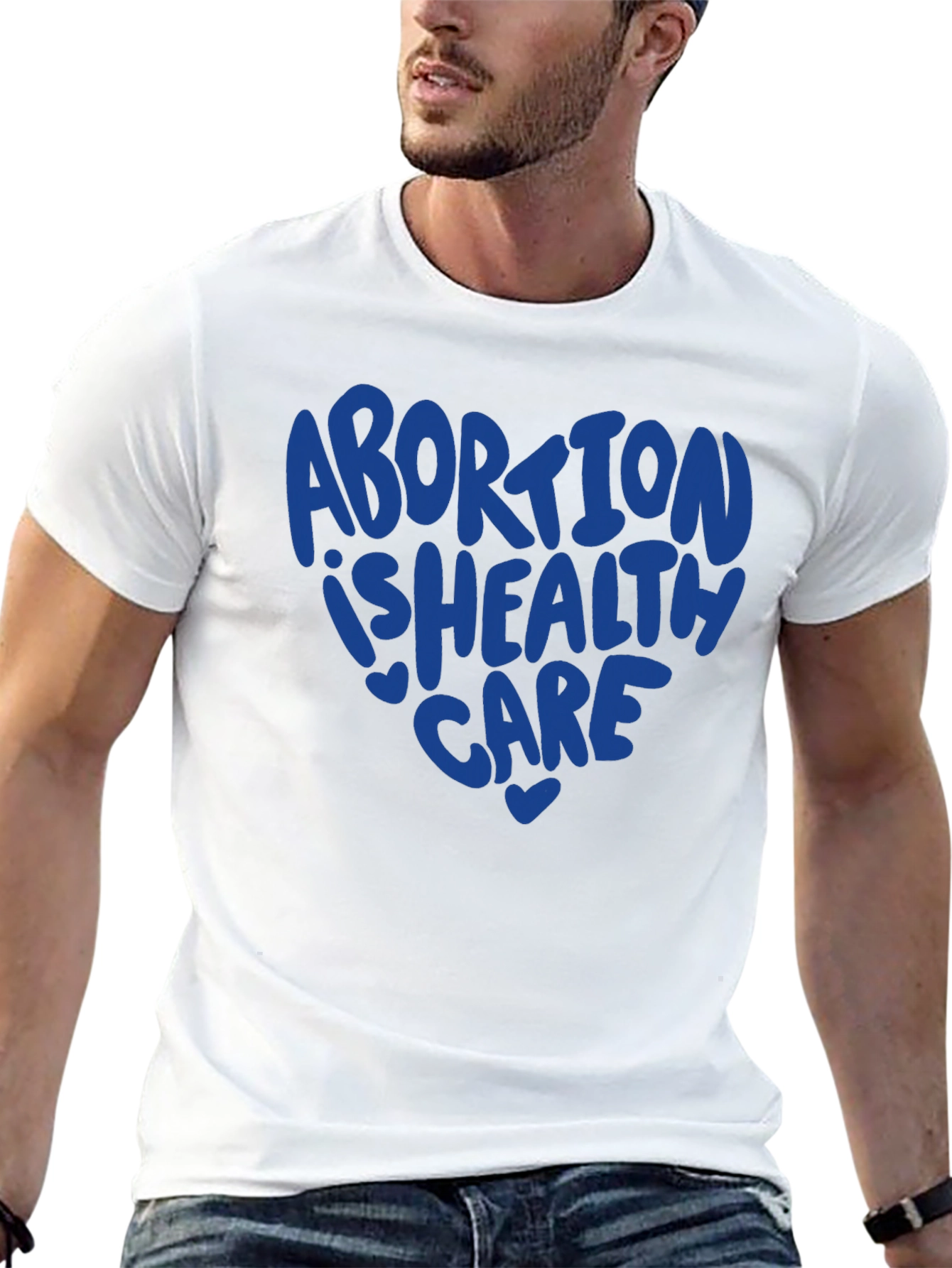 Black Abortion is Healthcare Graphic Tee - Pro Choice Activist Shirt view 13