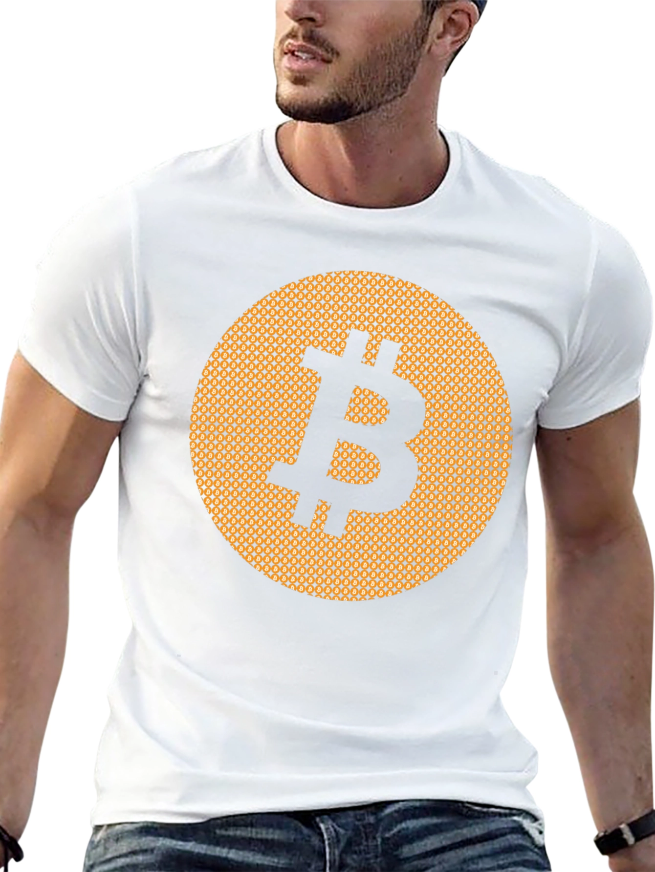 Black Bitcoin Black T-Shirt Cryptocurrency Tee view 13