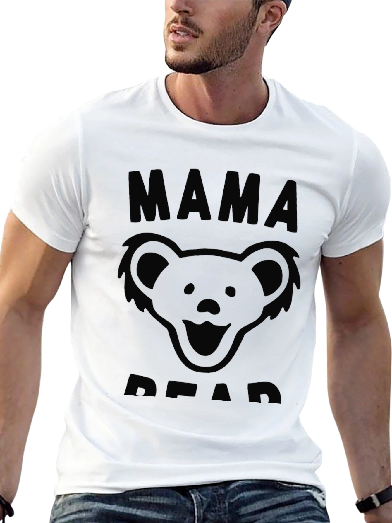 Mama Bear Grateful Dead Inspired Black T-Shirt - 13