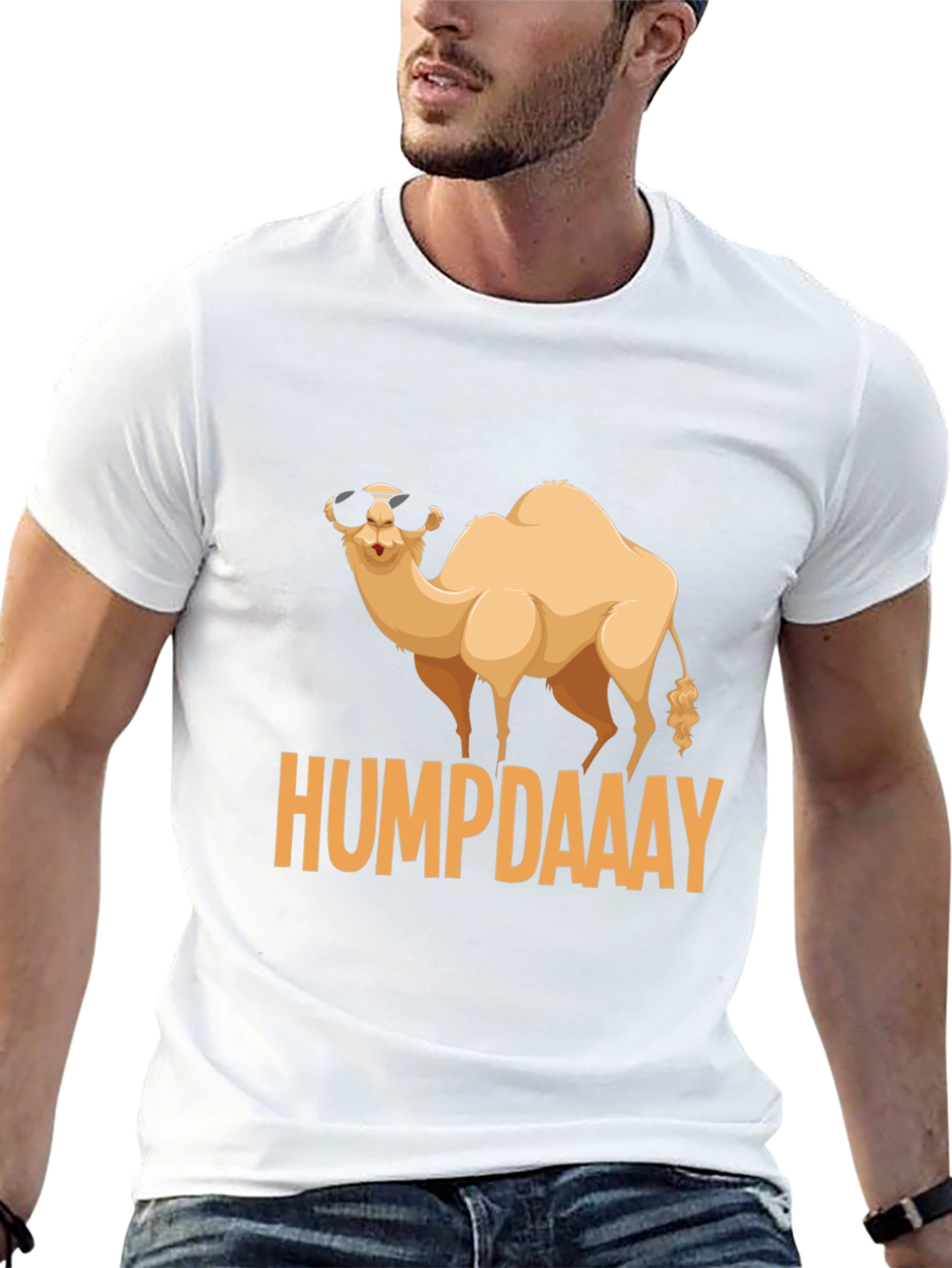 Black Hump Day Camel T-Shirt - Funny Animal Tee view 13