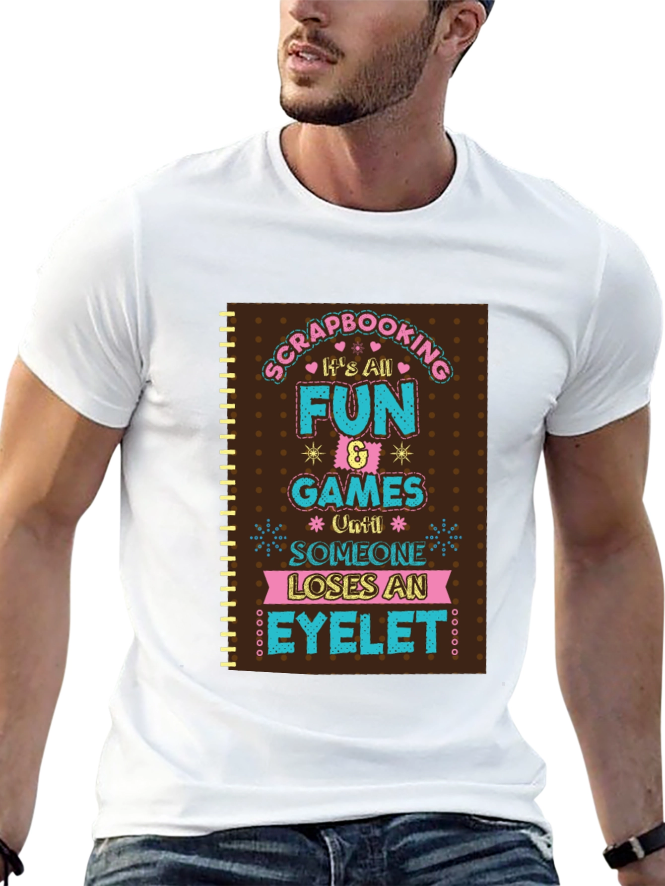 Black Scrapbooking Fun T-Shirt view 13