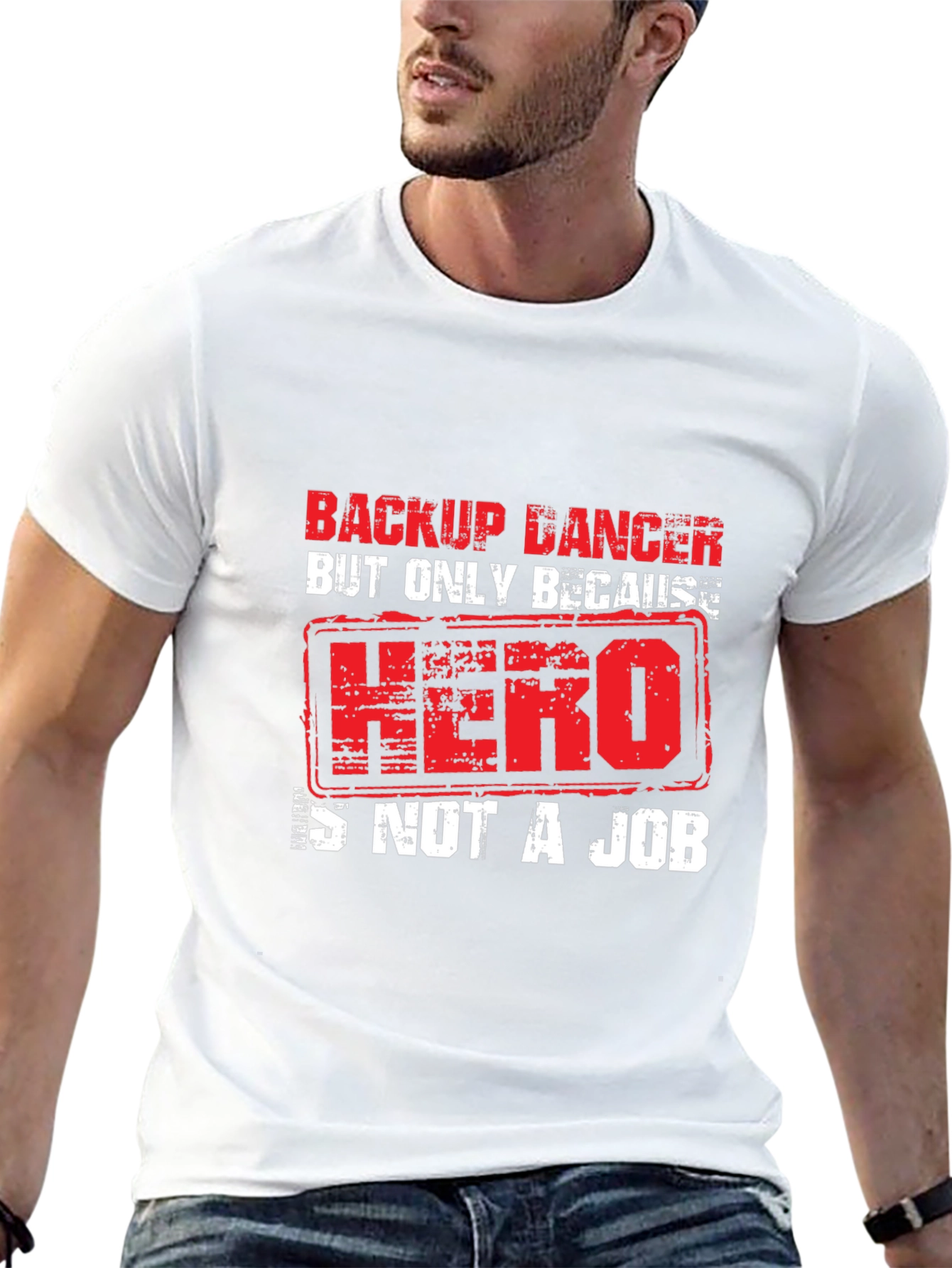 Black Backup Dancer Funny Graphic Tee view 13