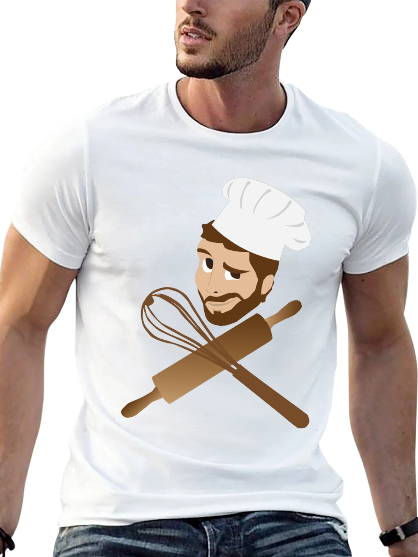 Black Chef's Kiss Graphic Tee - Culinary Design view 13