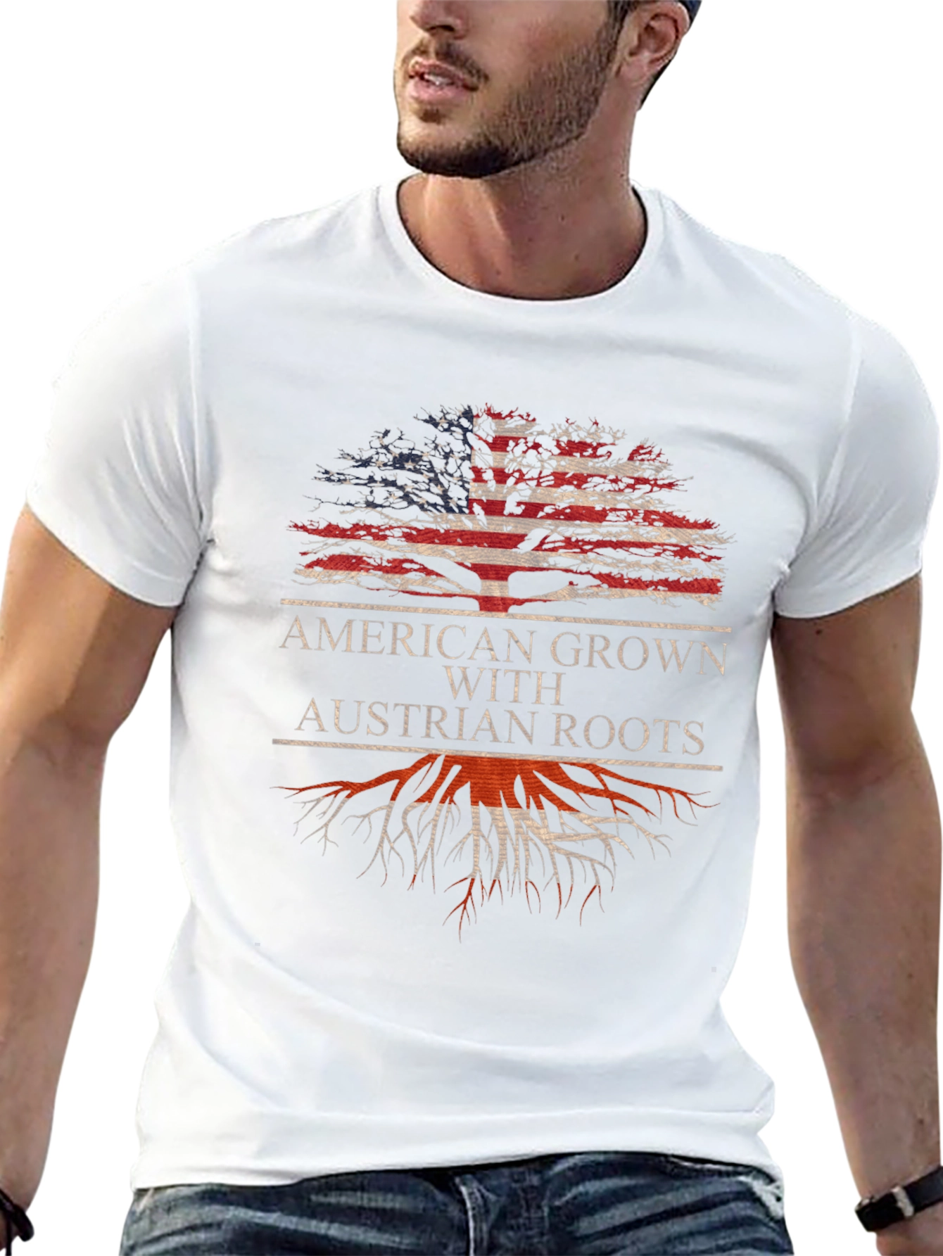 American Grown with Austrian Roots T-Shirt - 13