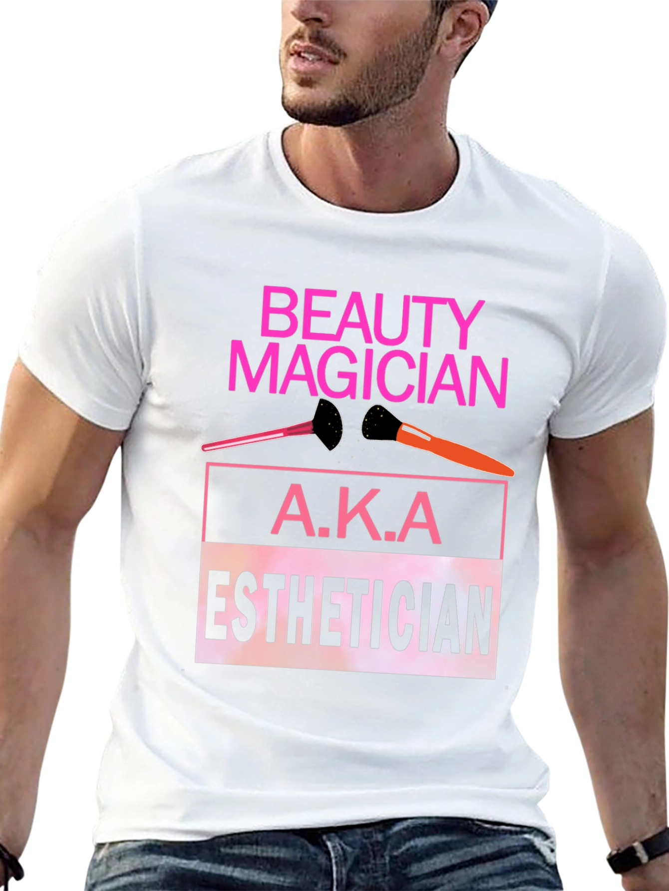 Black Beauty Magician Esthetician T-Shirt view 13