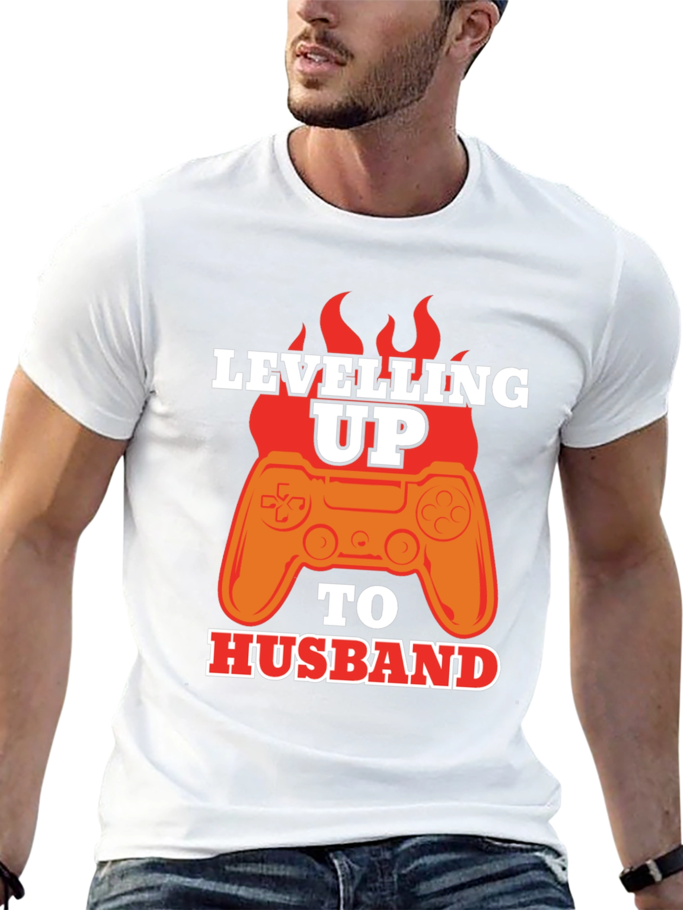 Leveling Up to Husband Gaming T-Shirt - 13
