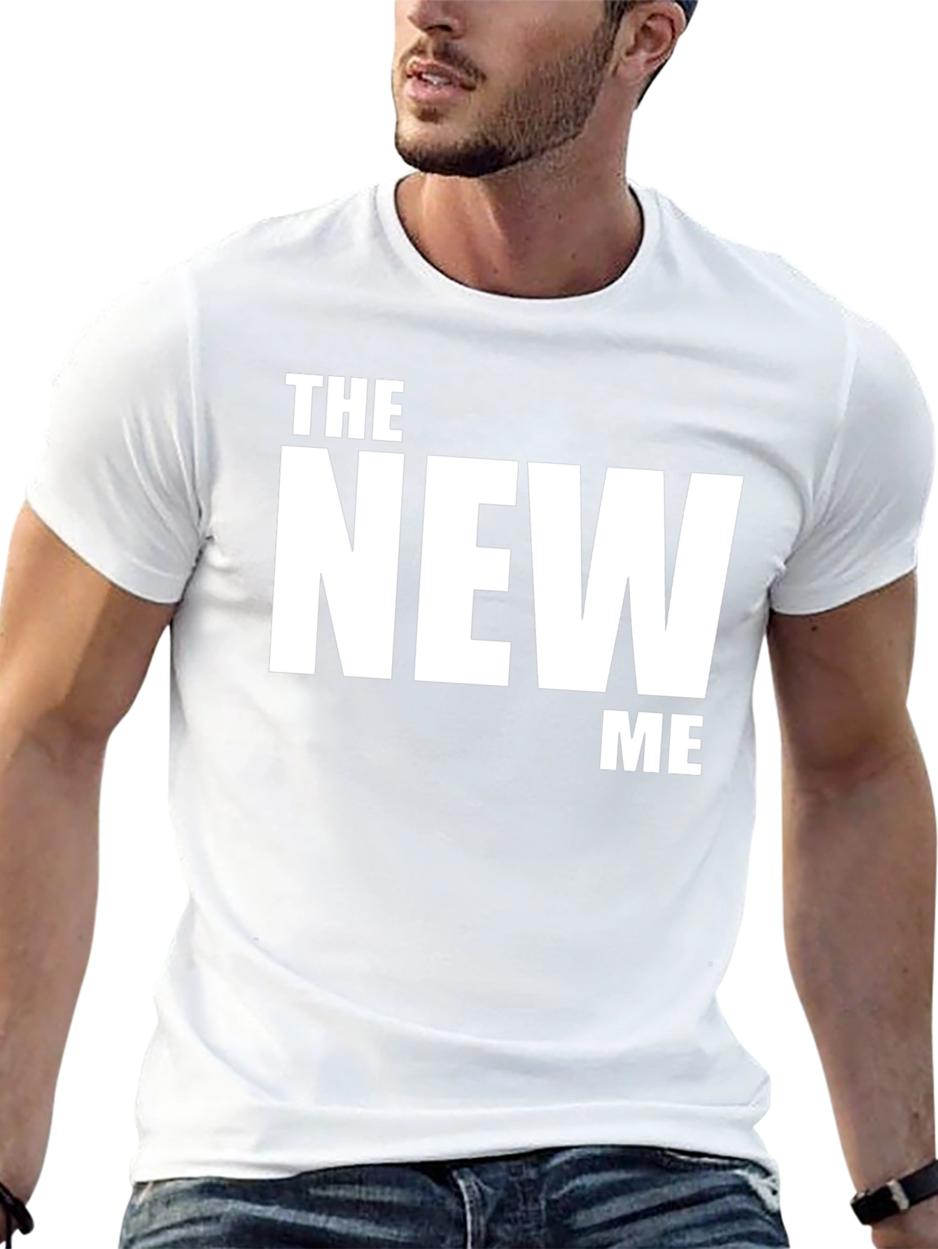 Black The New Me Graphic Tee - Black view 13