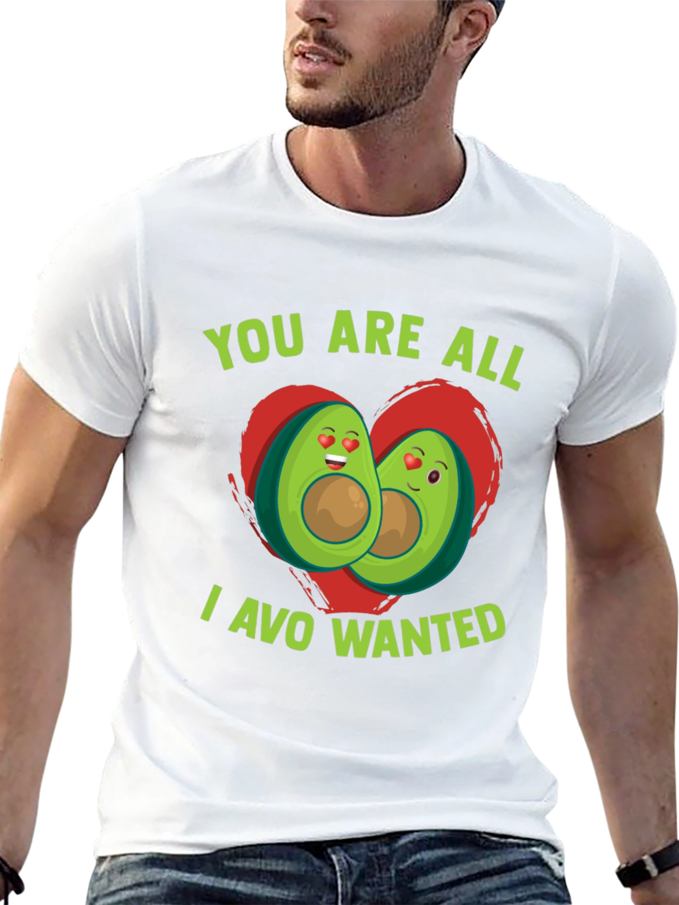 Black Avocado Love Graphic T-Shirt - You Are All I Avo Wanted view 13