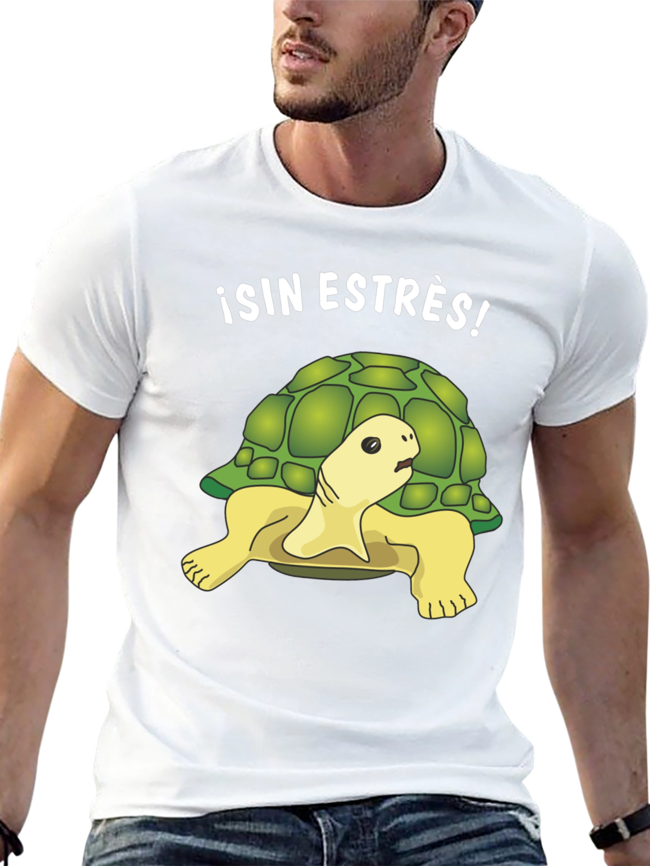 Black Relaxed Turtle Graphic Tee - Sin Estrés! view 13