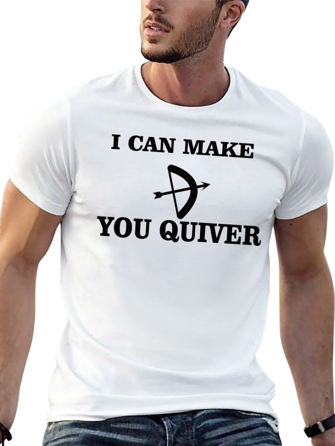 Black I Can Make You Quiver Black T-Shirt view 13
