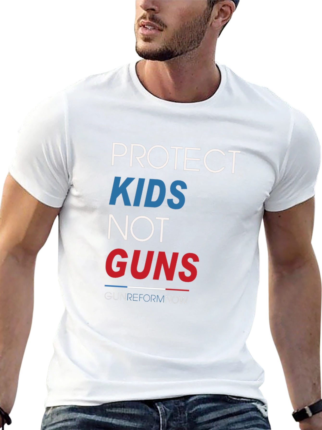 Black Protect Kids Not Guns T-Shirt Gun Reform Now view 13