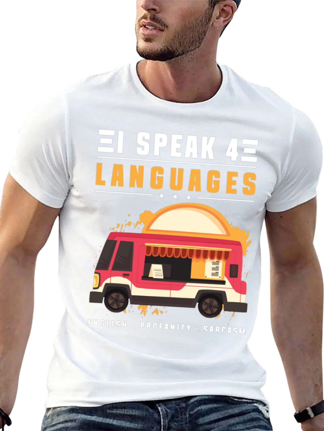 I Speak 4 Languages Graphic Tee - 13