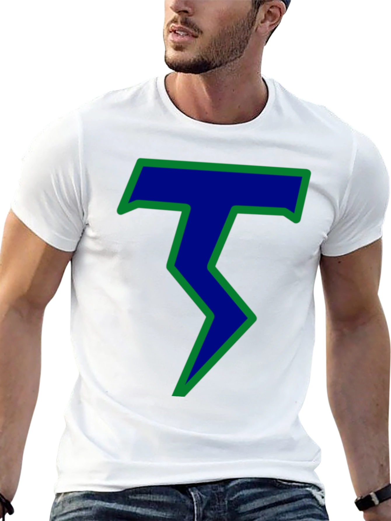 Black Electric Blue T-Shirt view 13