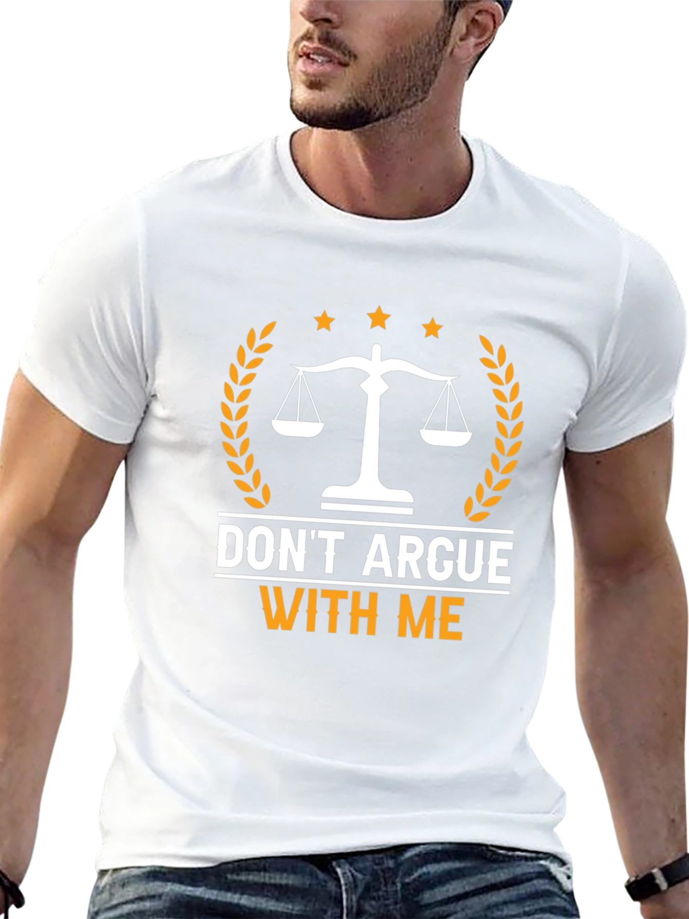 Black Don't Argue With Me T-Shirt view 13