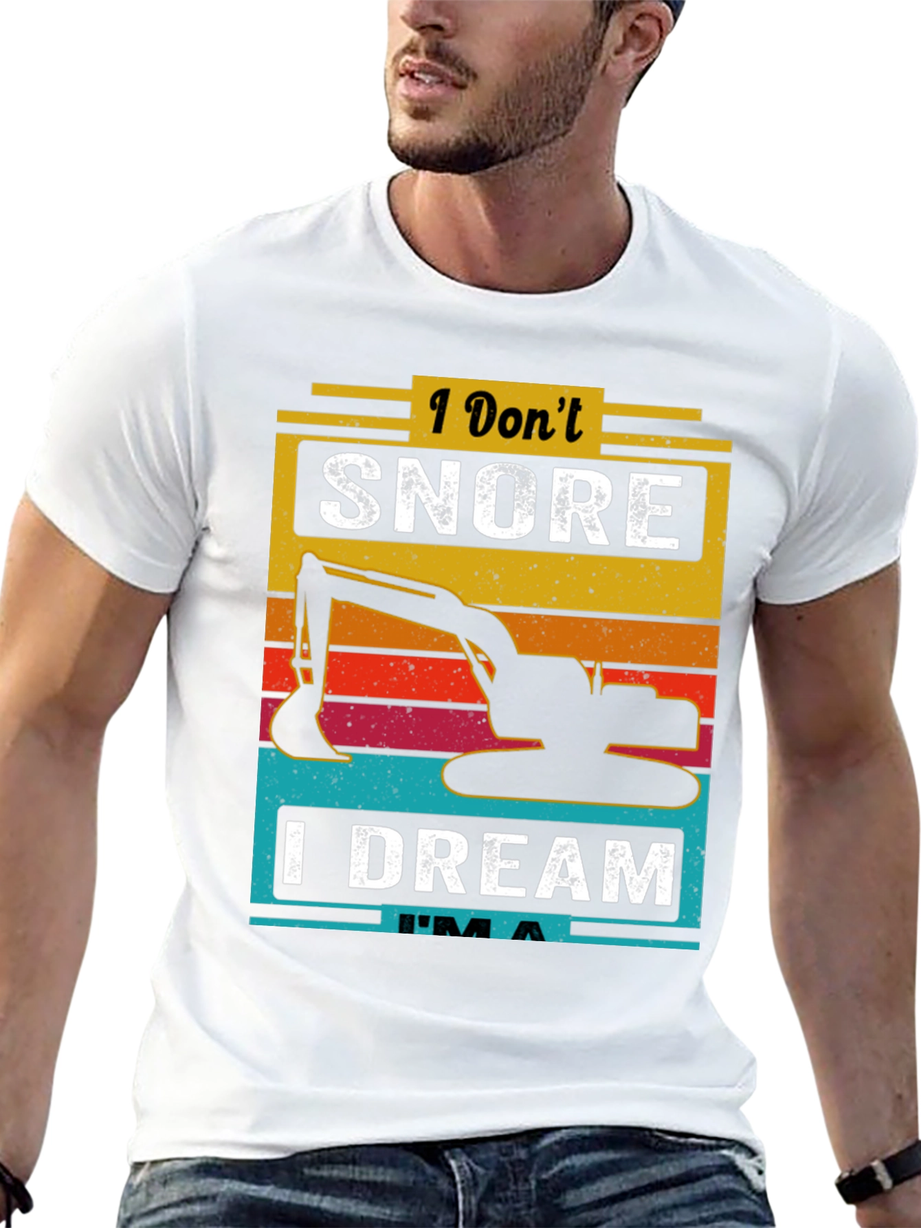 Black I Don't Snore I Dream I'm A T-Shirt  view 13