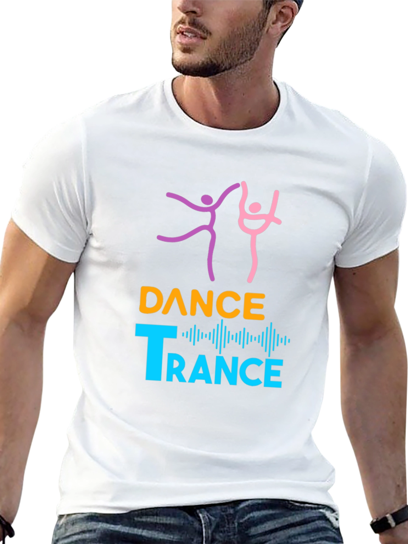 Black Dance Trance Graphic Tee view 13