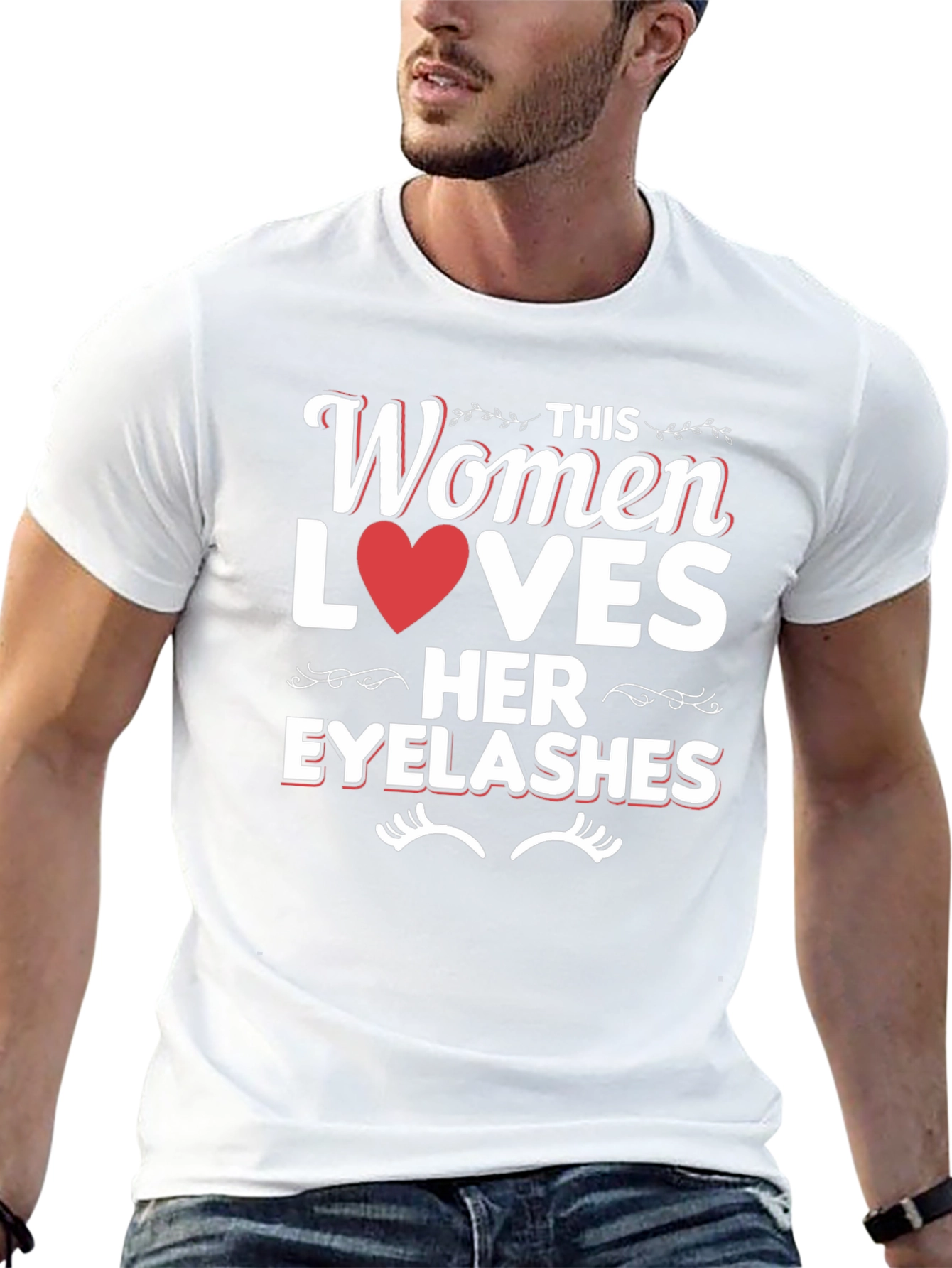 Black Women Love Eyelashes Graphic Tee - Stylish Cotton Blend Shirt view 13