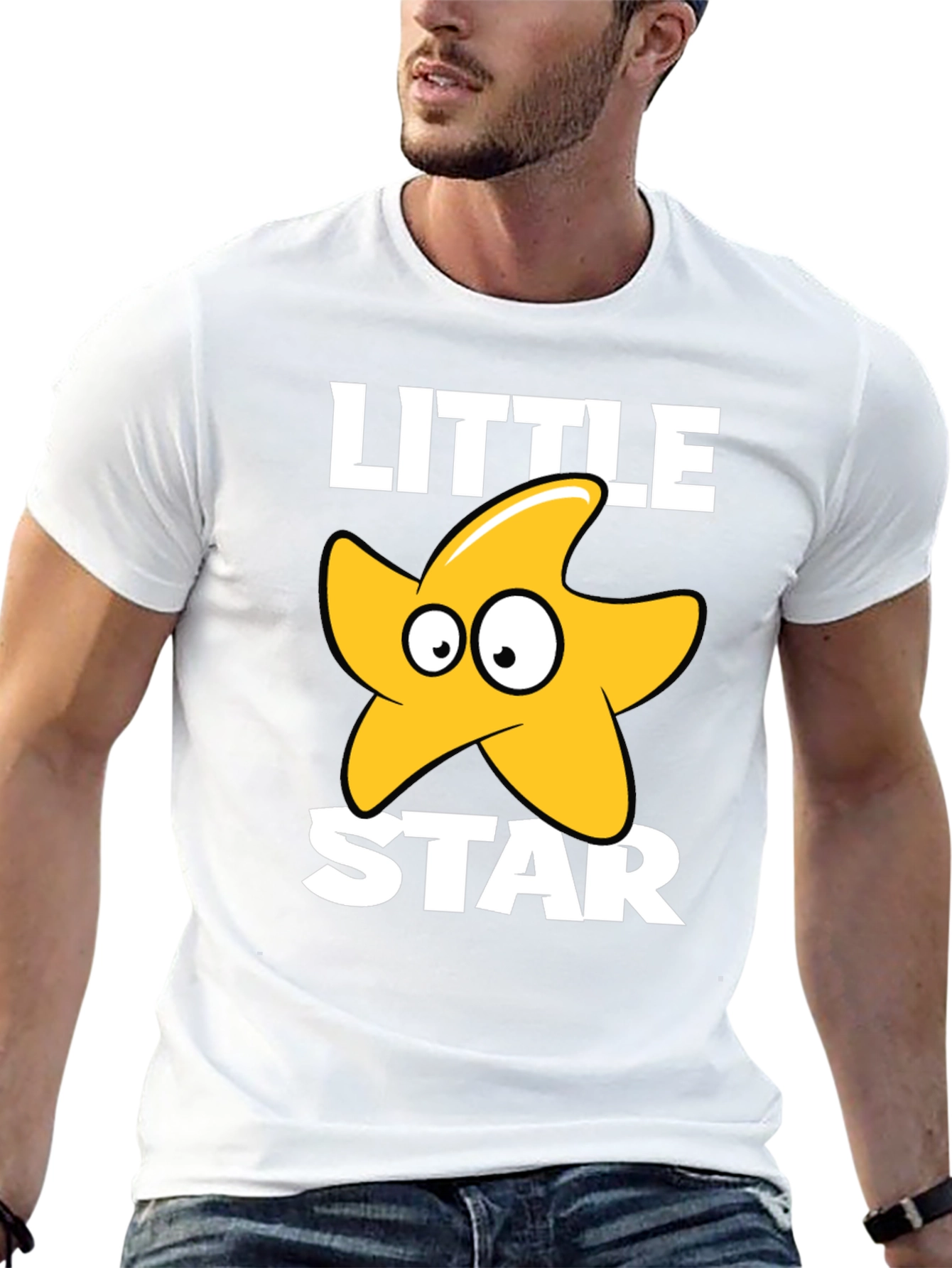 Black Cute 'Little Star' Graphic T-Shirt - Black view 13