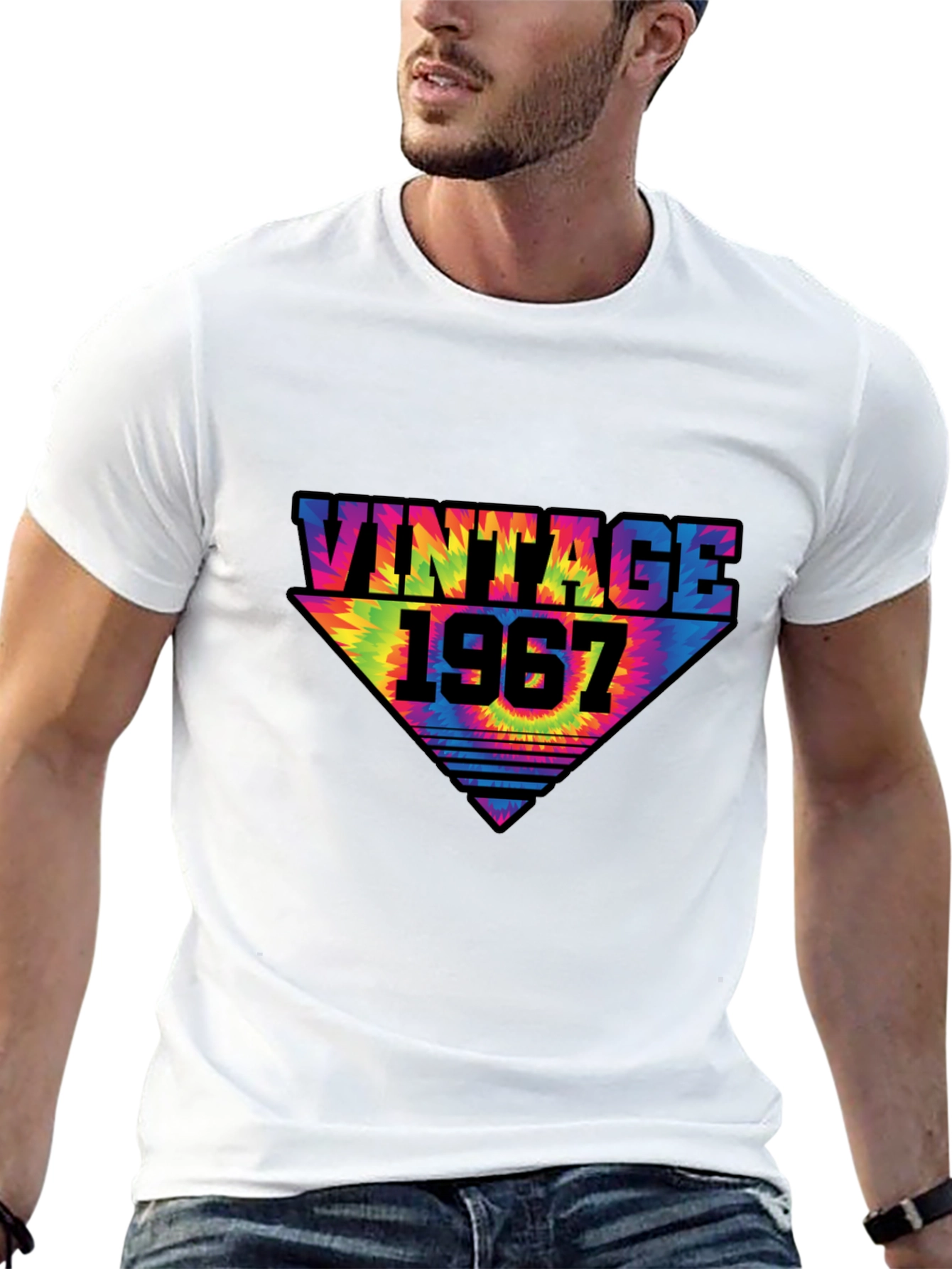Black Vintage 1967 Tie Dye T-Shirt view 13