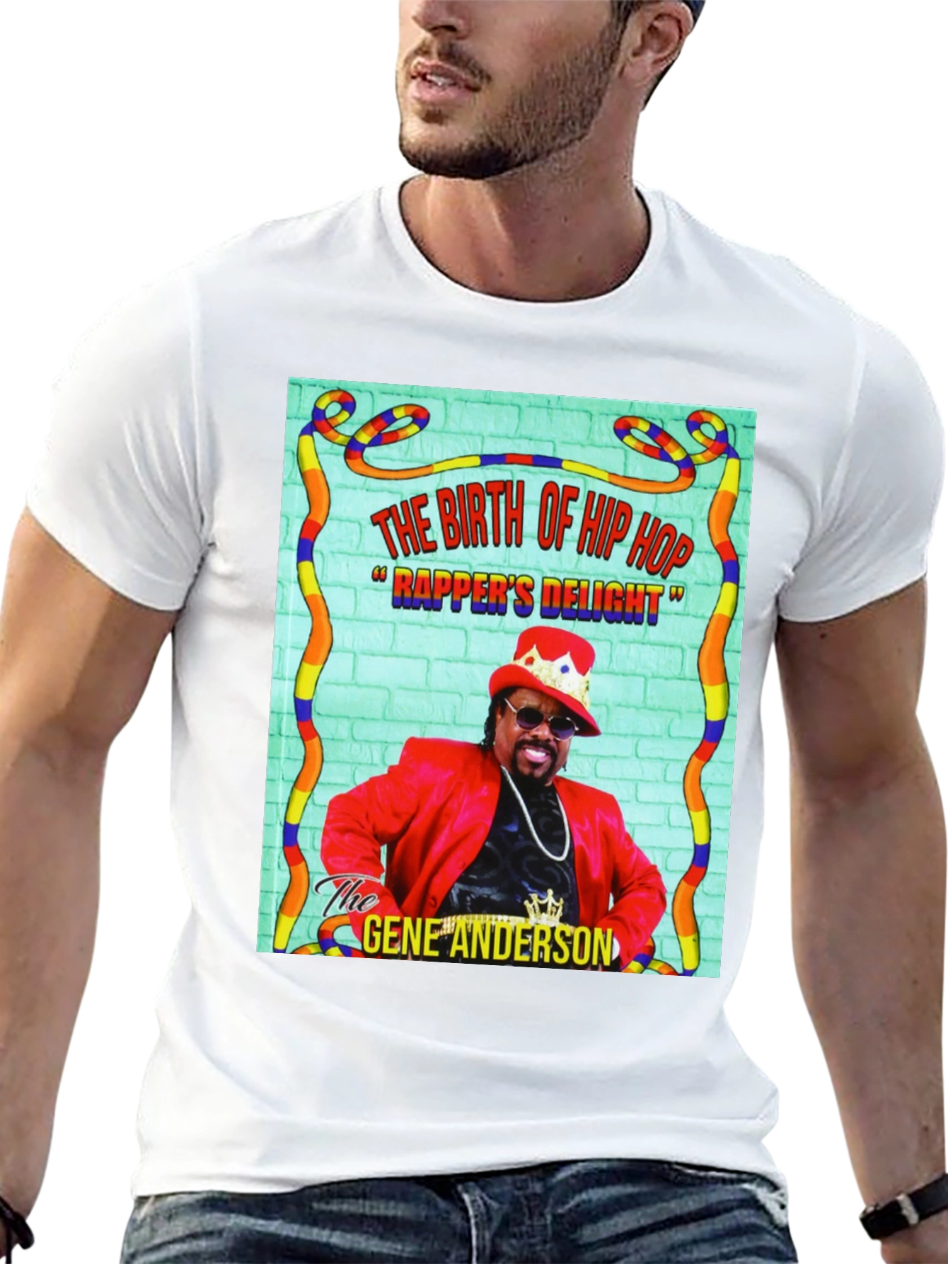 Black Birth of Hip Hop "Rapper's Delight" T-Shirt view 13