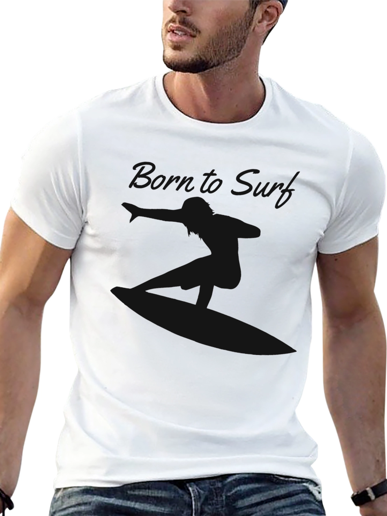 Black Men's Solid Black Crew Neck T-Shirt view 13