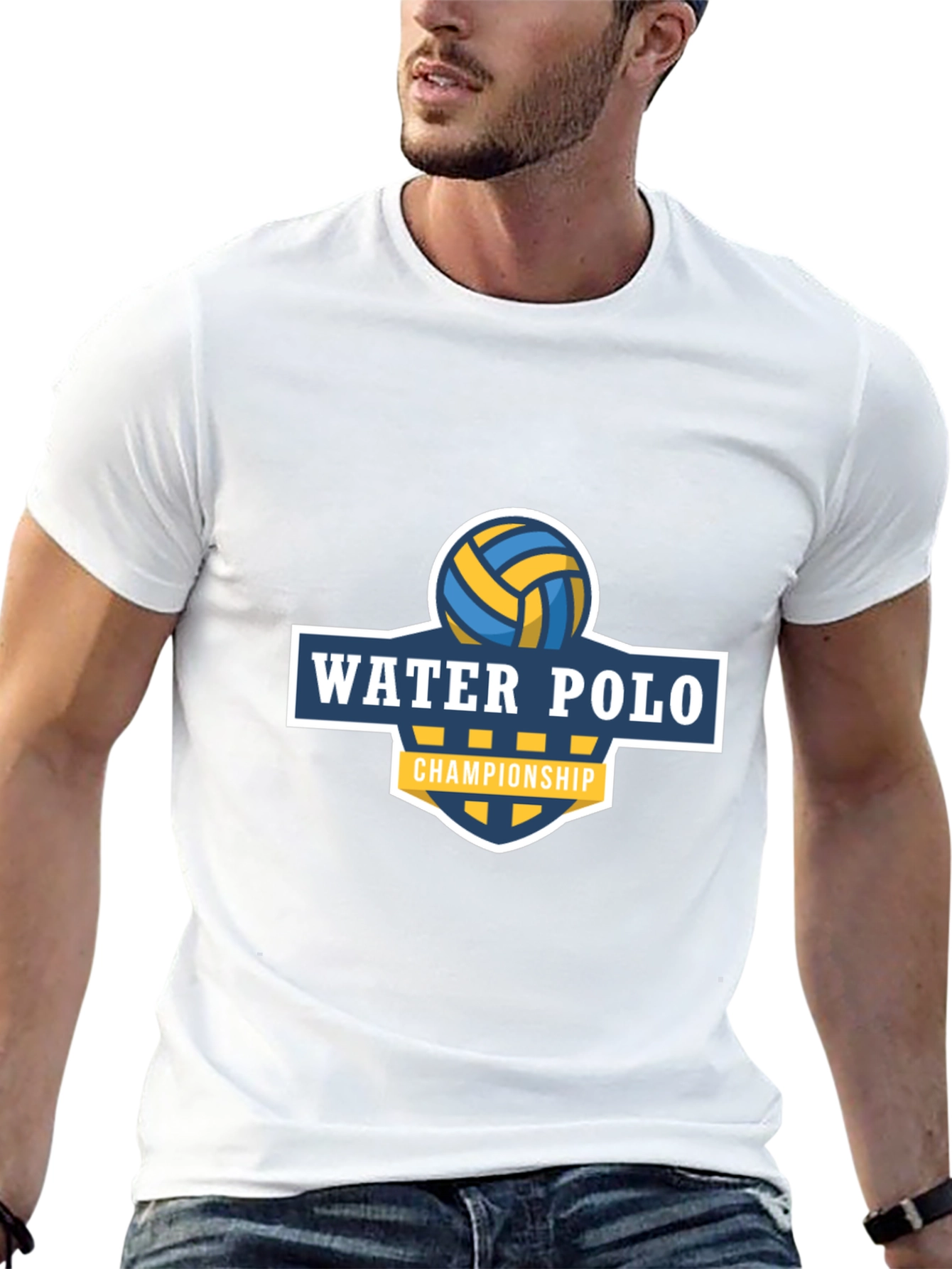 Black Water Polo Championship Graphic Tee view 13