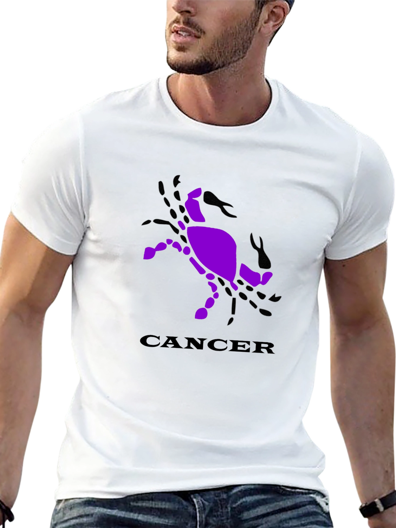 Cancer Zodiac Graphic T-Shirt - 13