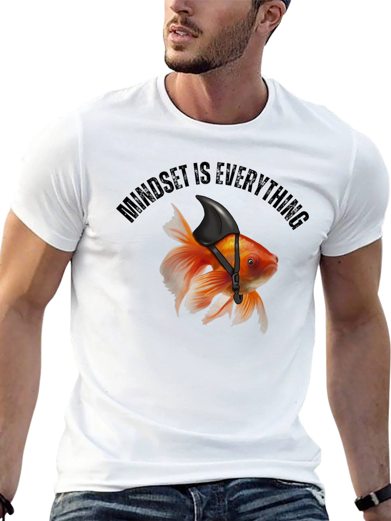 Mindset Fish T-Shirt - Be a Shark - 13