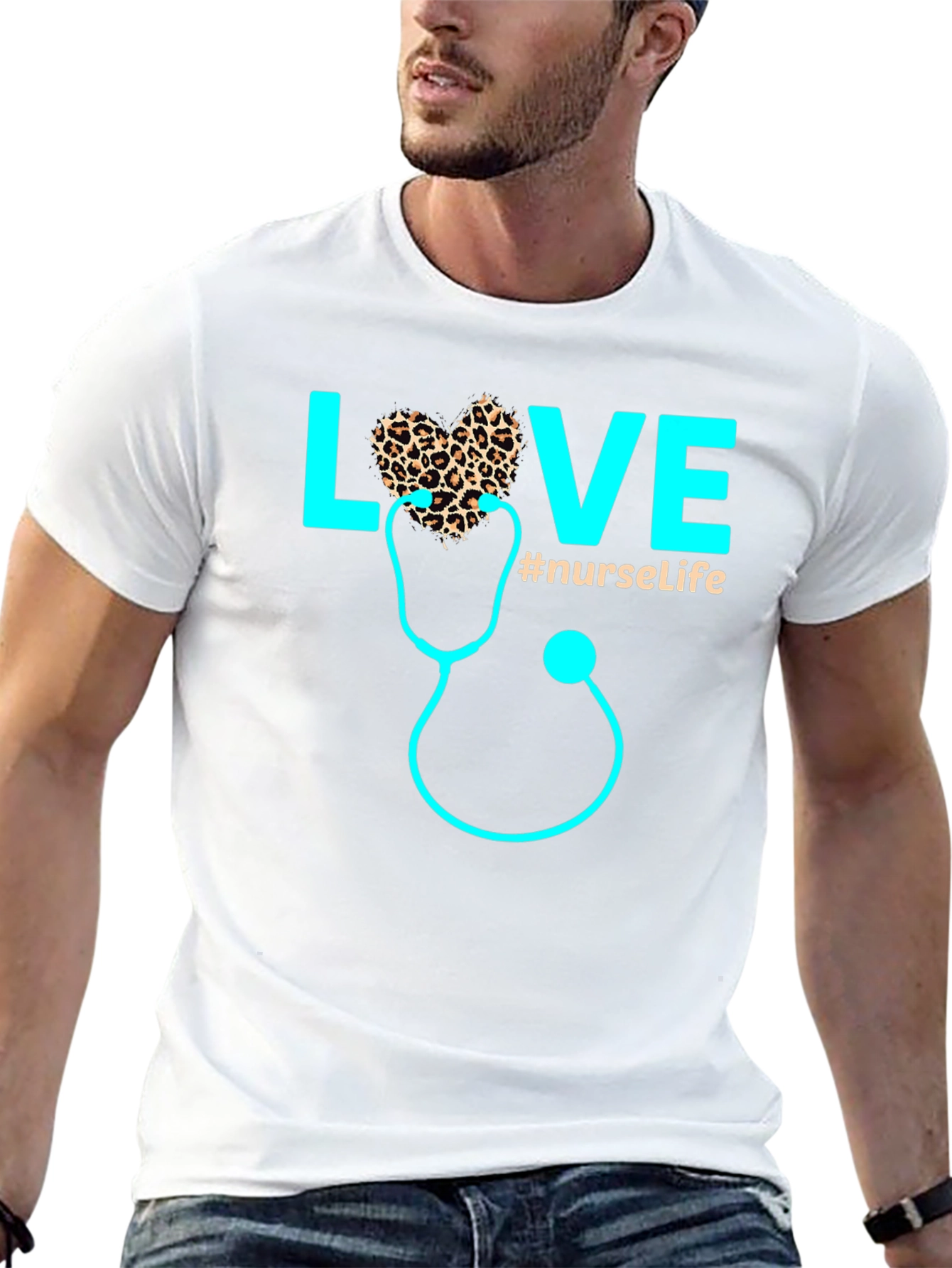 Love Nurse Life Graphic T-Shirt - 13