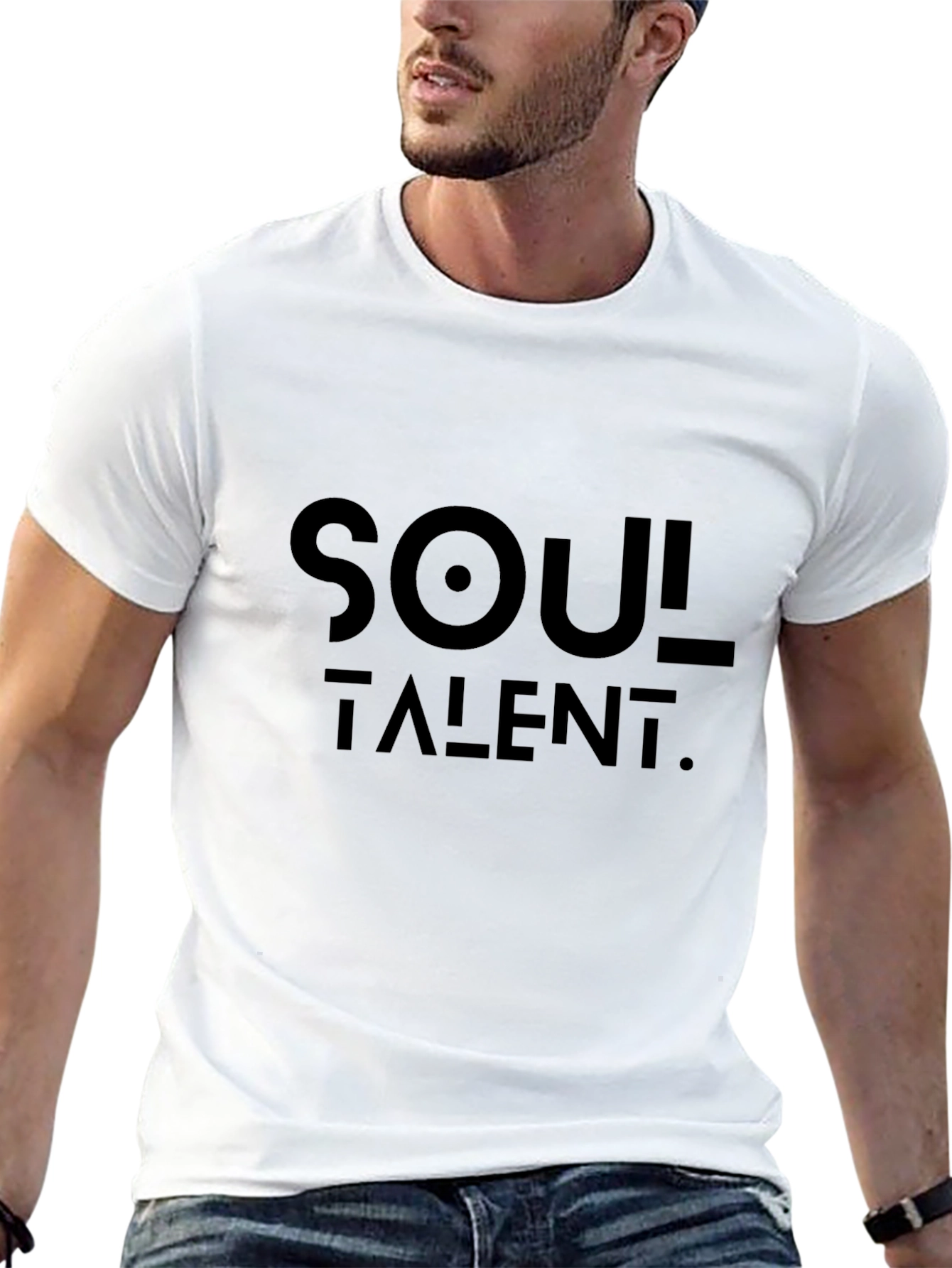 Black Soul Talent Black Graphic T-Shirt view 13