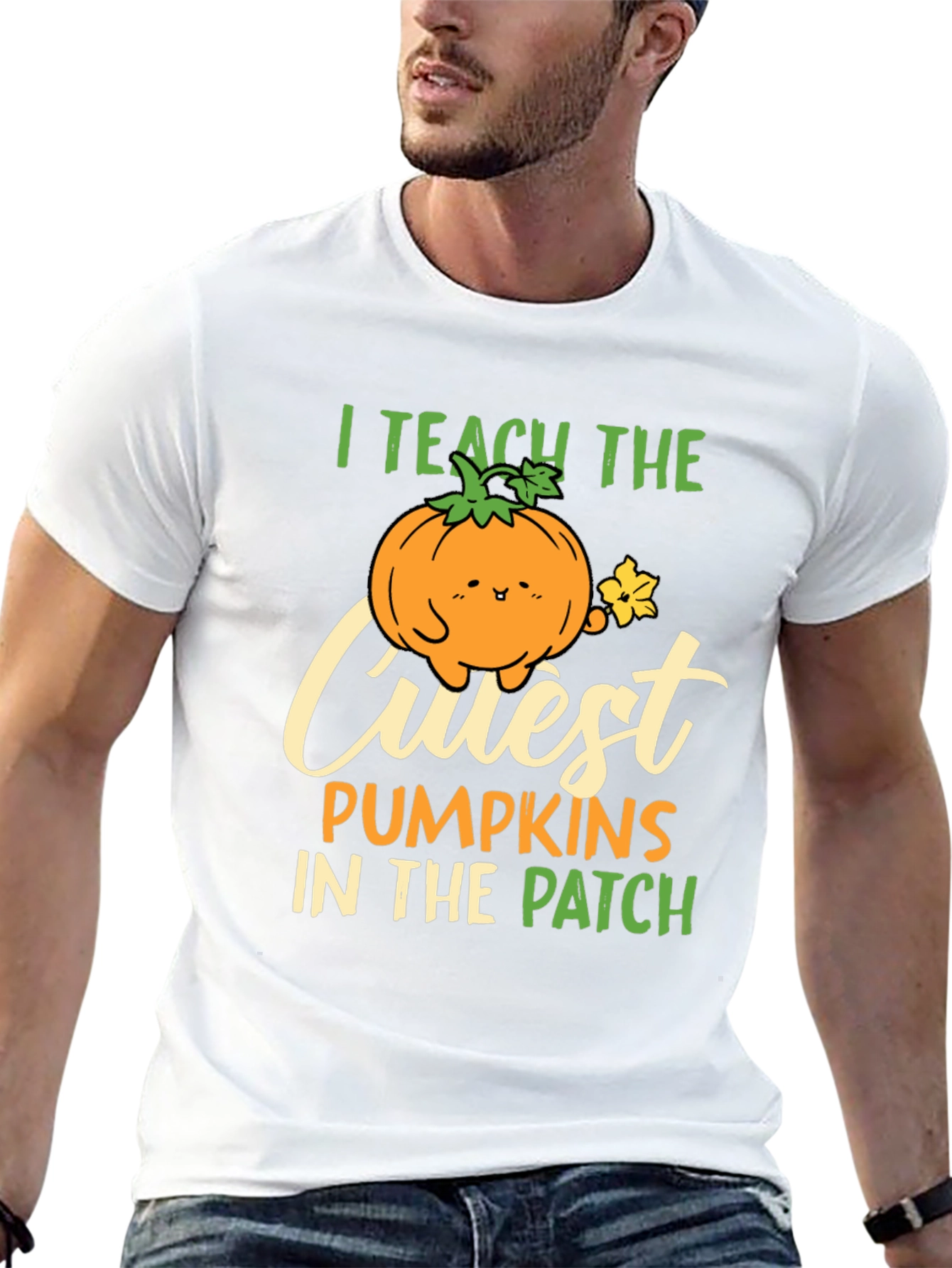 Teacher Halloween T-Shirt - Cutest Pumpkins - 13