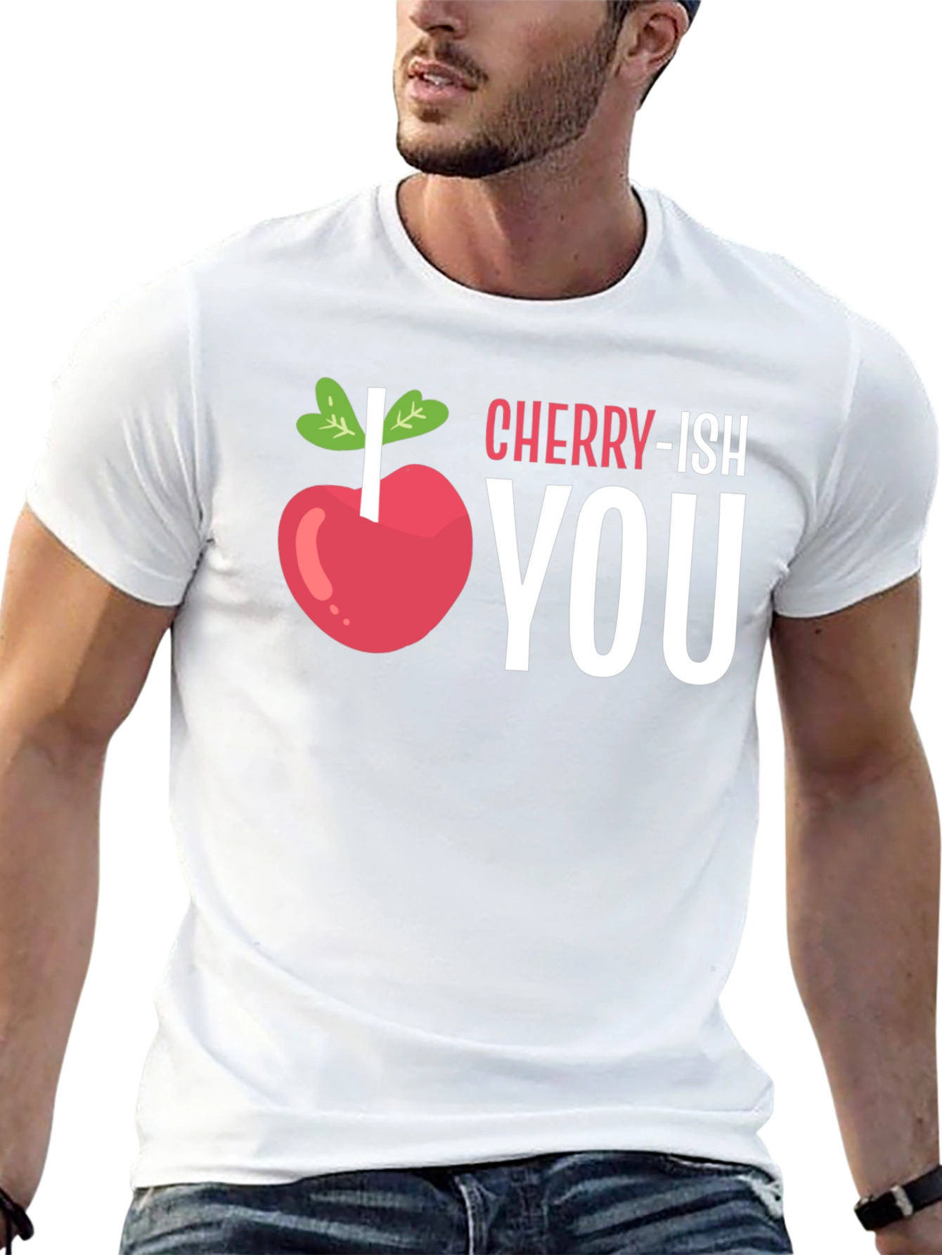 Black I Cherry-ish You Funny Graphic T-Shirt view 13