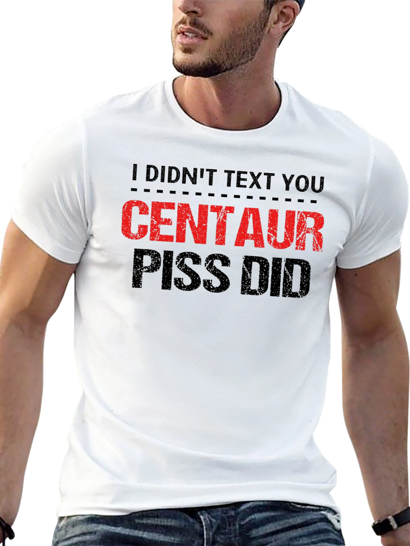 Black Centaur Piss Did Graphic T-Shirt view 13