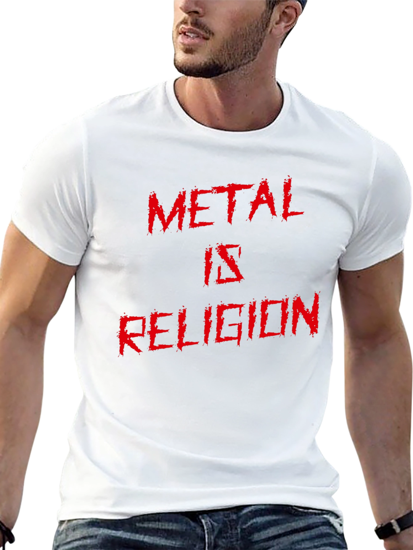 Black Metal is Religion Black T-Shirt view 13