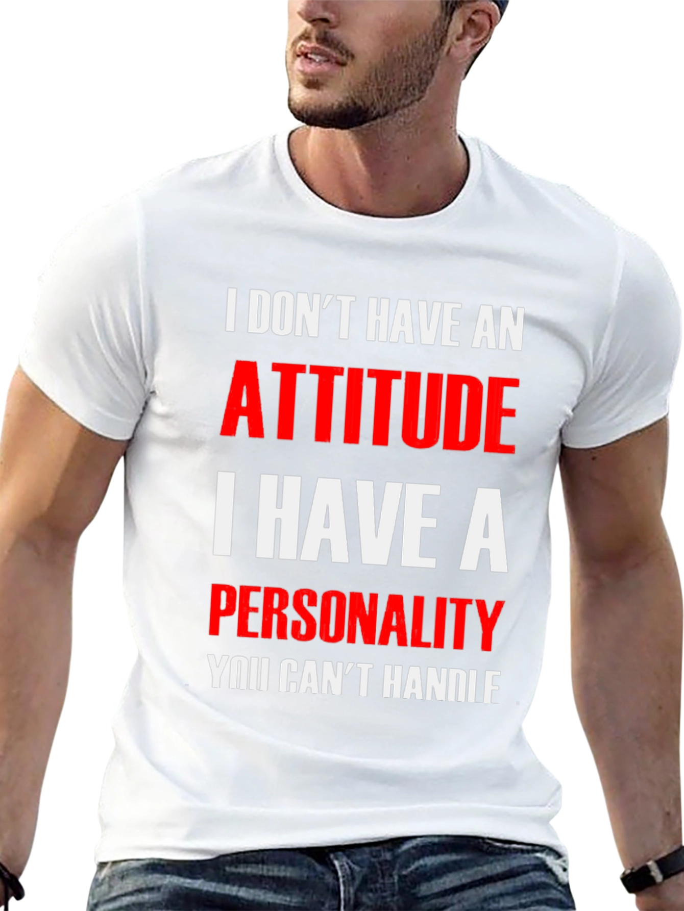 Black Attitude? No, Personality T-Shirt view 13