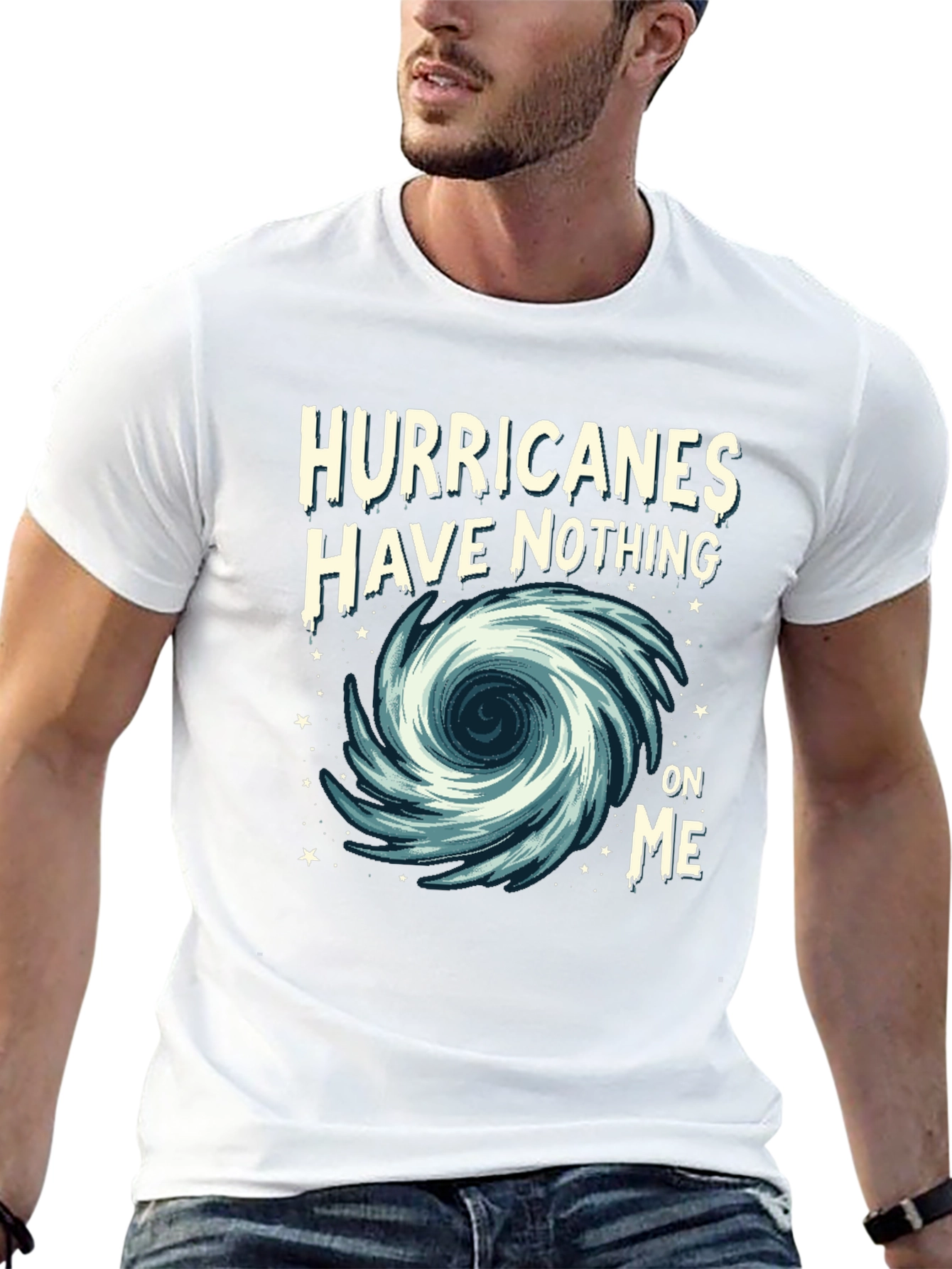 Black Hurricanes Have Nothing On Me Graphic Tee view 13