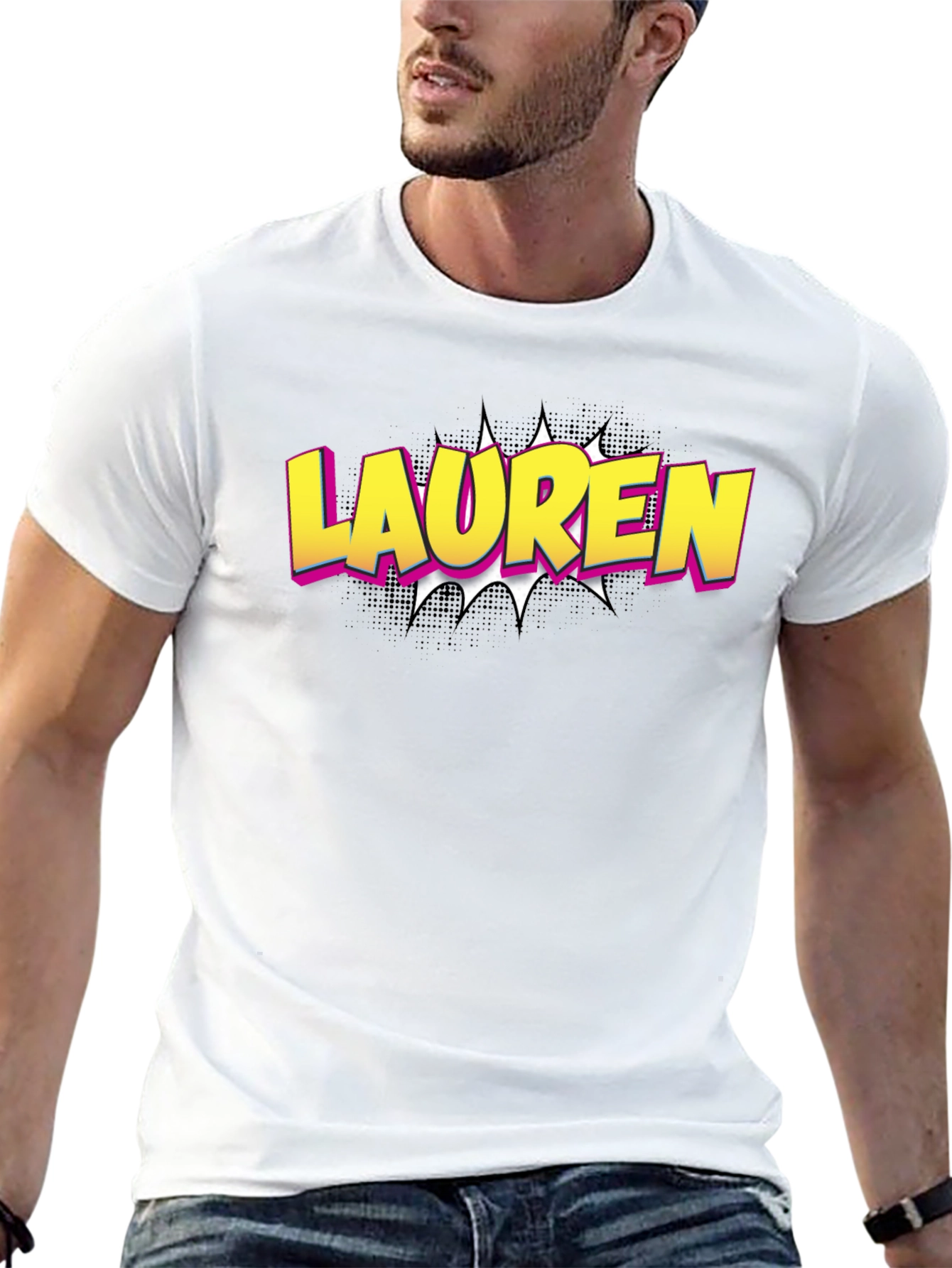 Lauren Comic Book Style T-Shirt - 13
