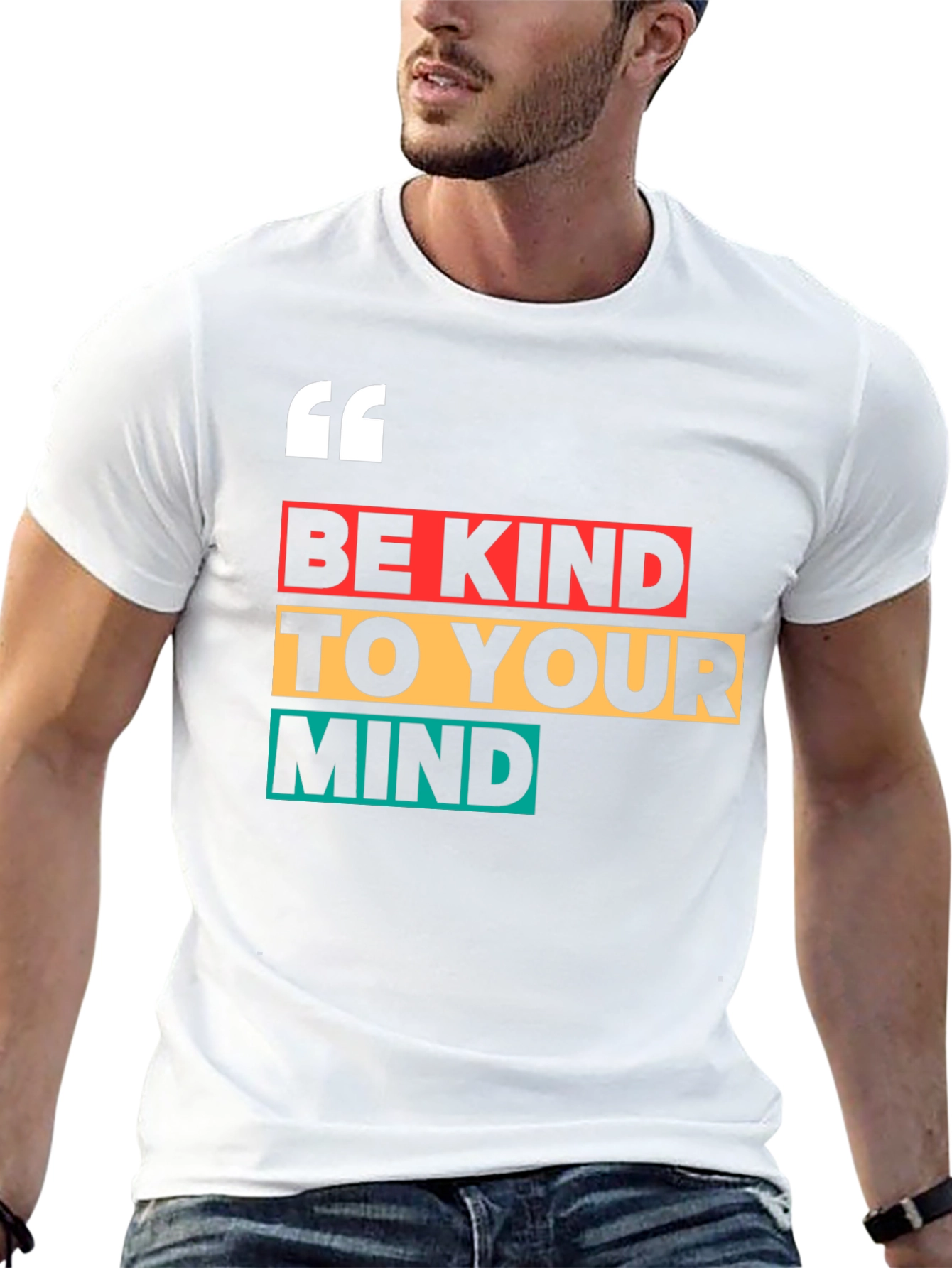 Black Be Kind to Your Mind T-Shirt - Positive Vibes Apparel view 13