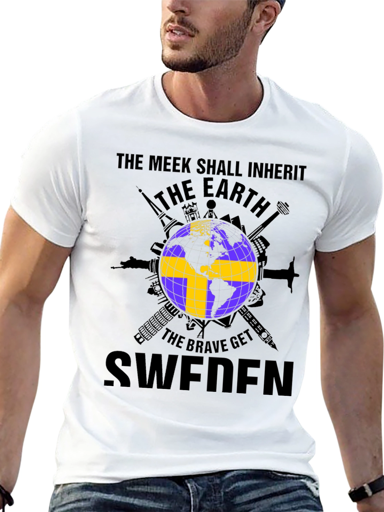 The Meek Shall Inherit Sweden T-Shirt - 13
