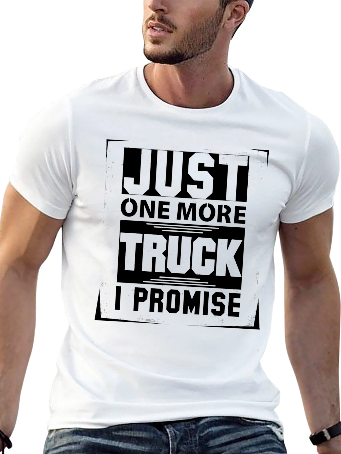 Black Just One More Truck T-Shirt view 13