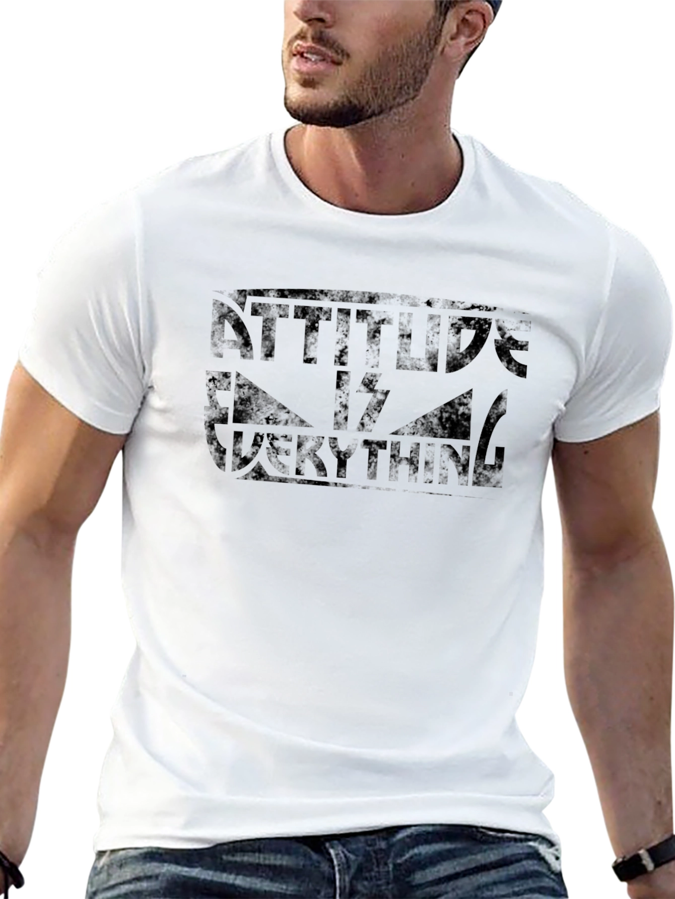 Attitude is Everything Black T-Shirt - 13