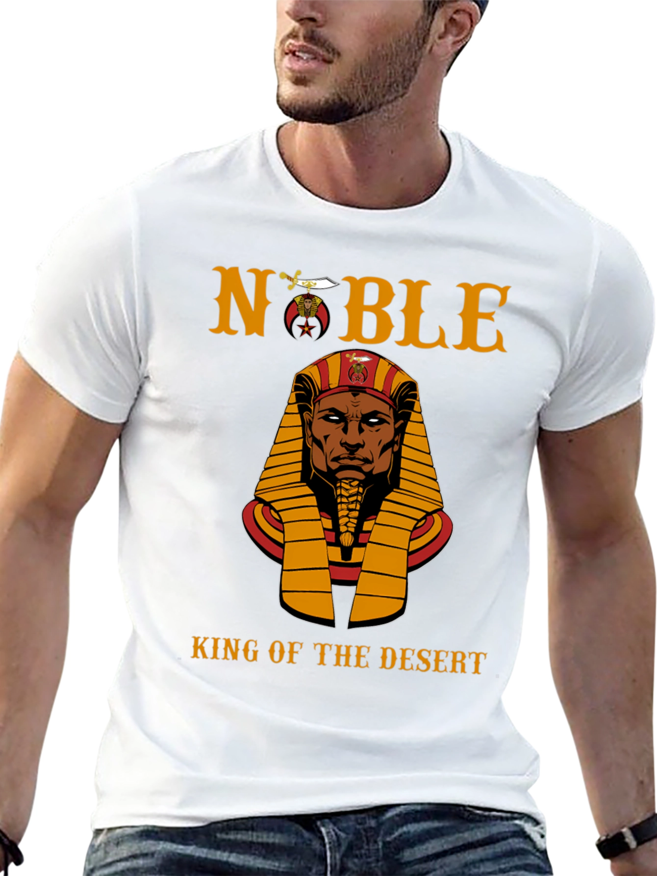 Black Noble King of the Desert T-Shirt - Black view 13