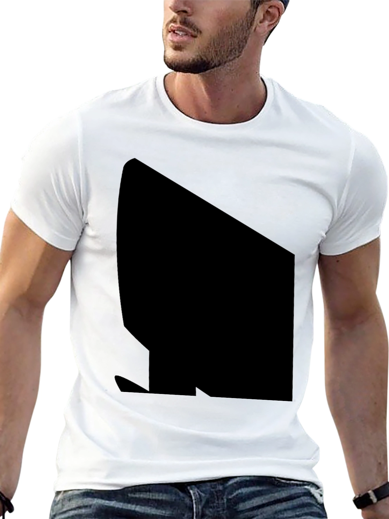 Black Black Casual T-Shirt view 13