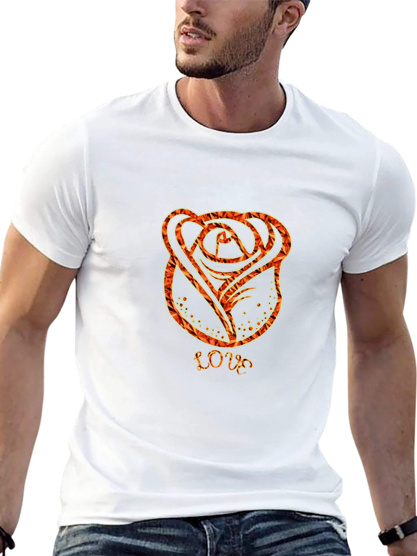 Black Rose Love T-Shirt - Stylish Graphic Tee view 13
