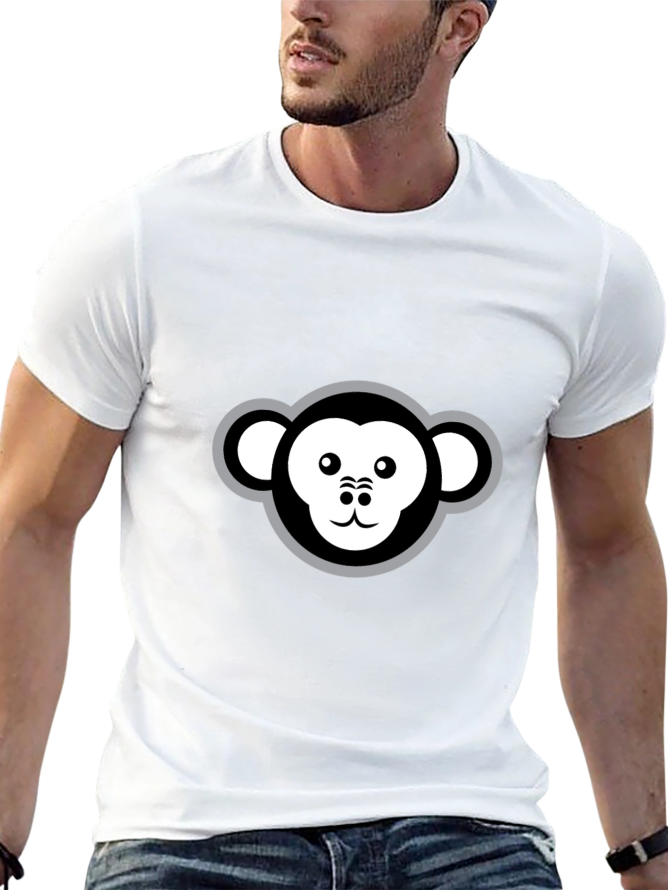 Black Monkey Graphic Black T-Shirt view 13